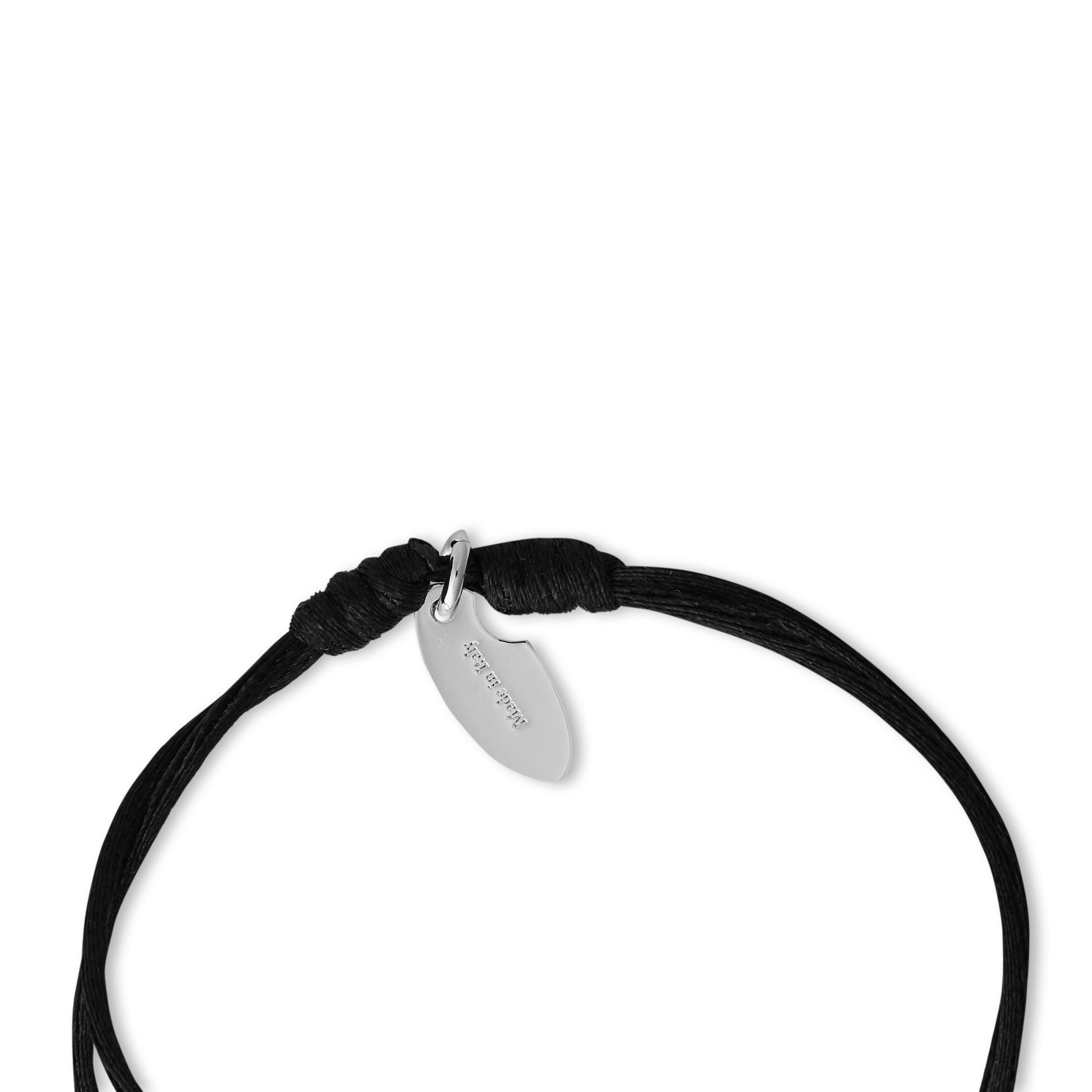 Silver/Black - Off White - Arrows Cord Bracelet - 2