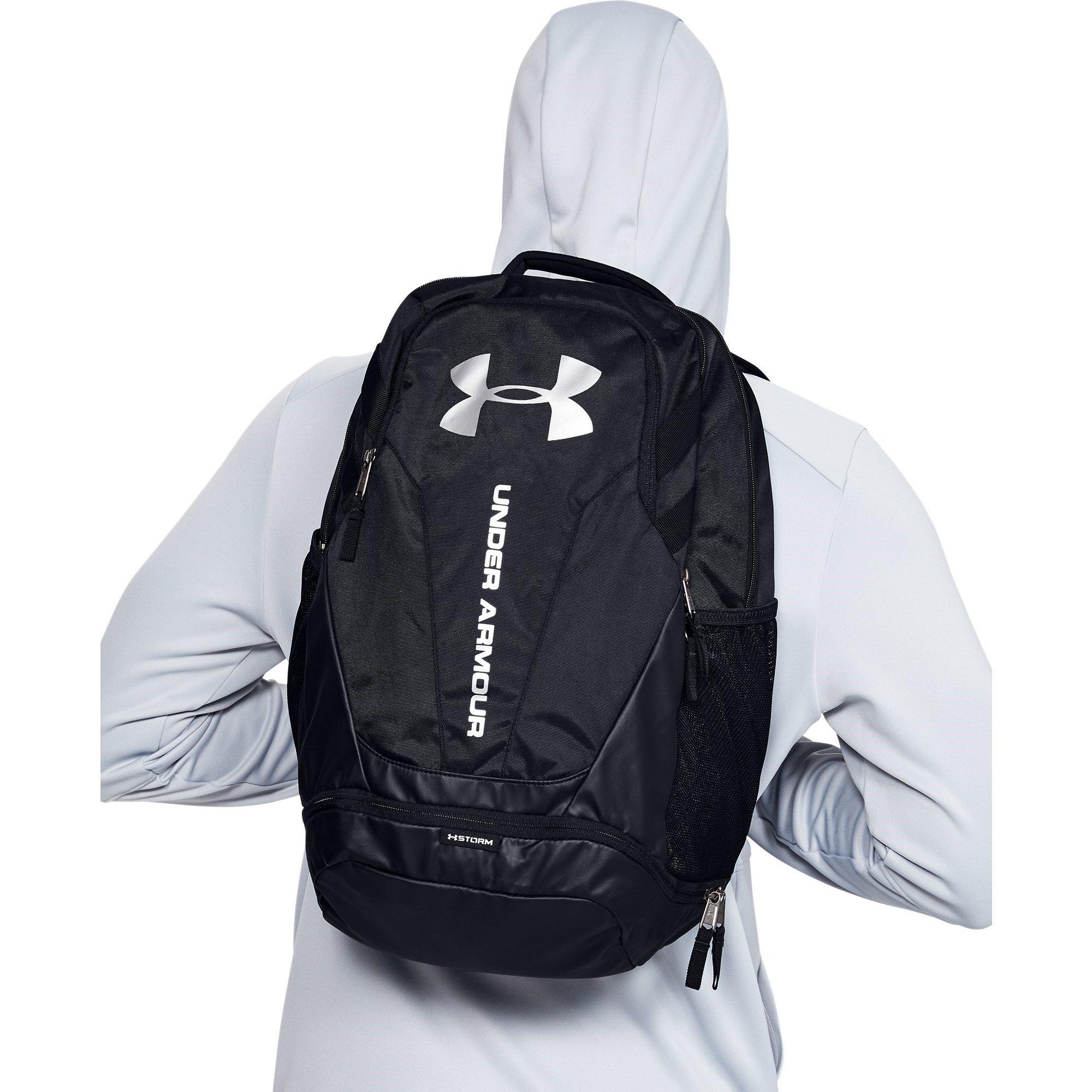 Black/Silver - Under Armour - Hustle 3.0 Backpack - 3