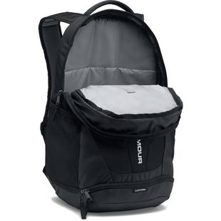 Black/Silver - Under Armour - Hustle 3.0 Backpack - 6
