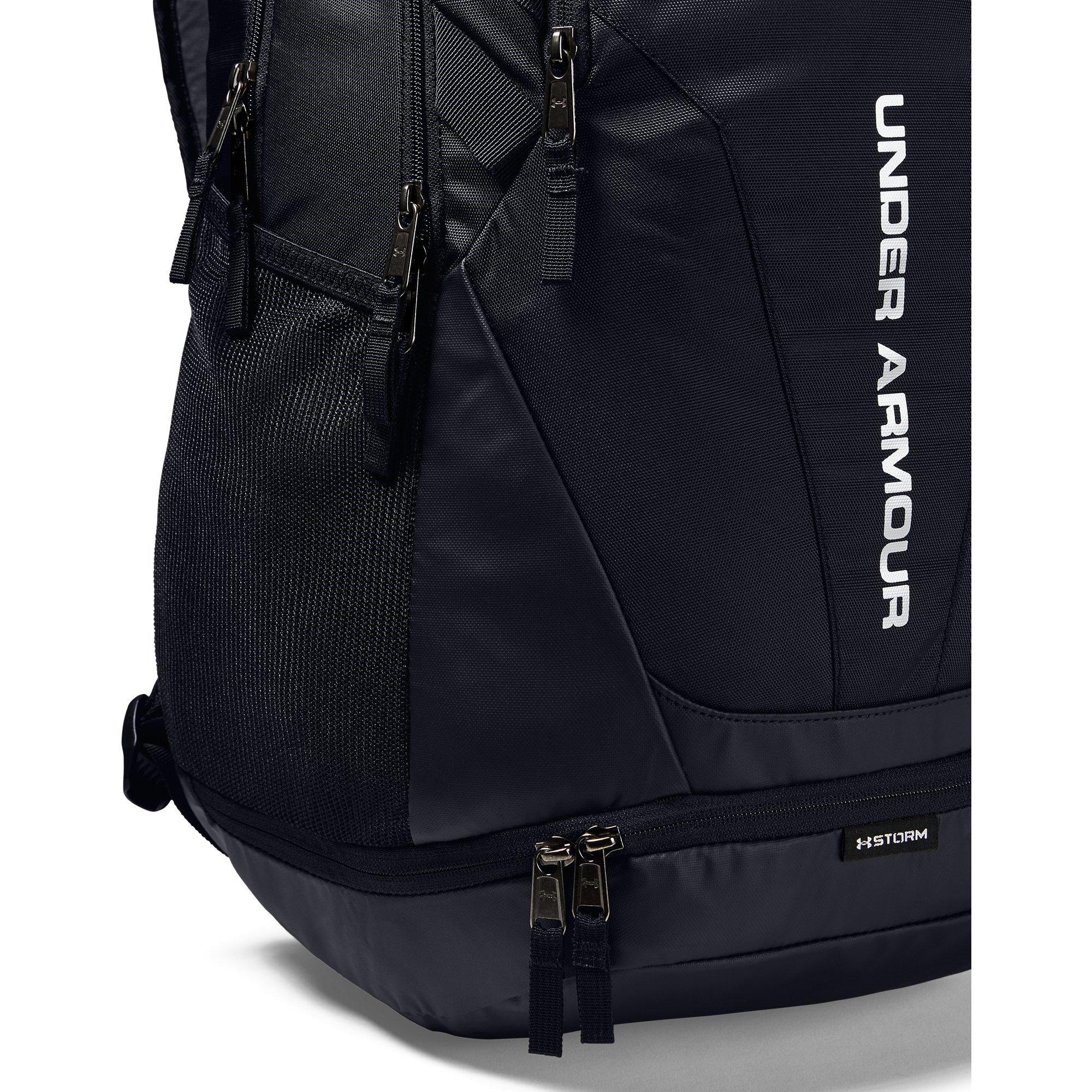 Black/Silver - Under Armour - Hustle 3.0 Backpack - 7