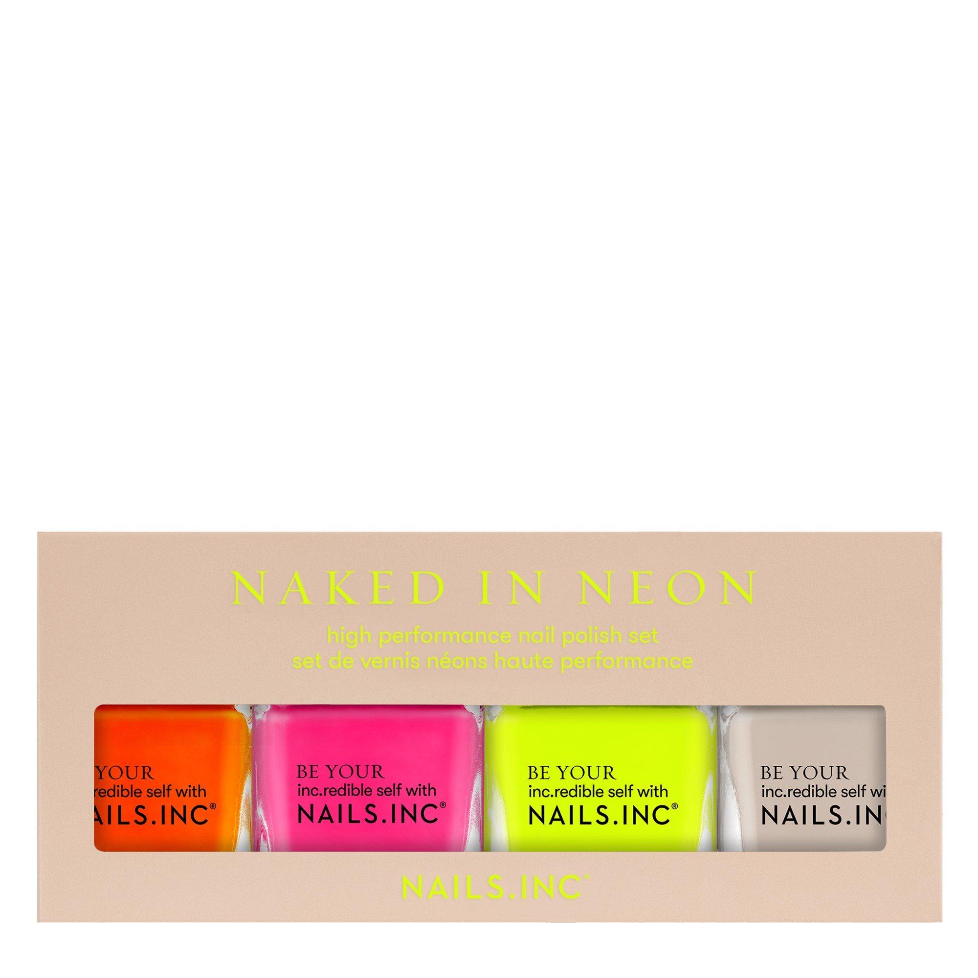 Naked in Neon - Nails Inc - Neon Nail Polish Quad - 2