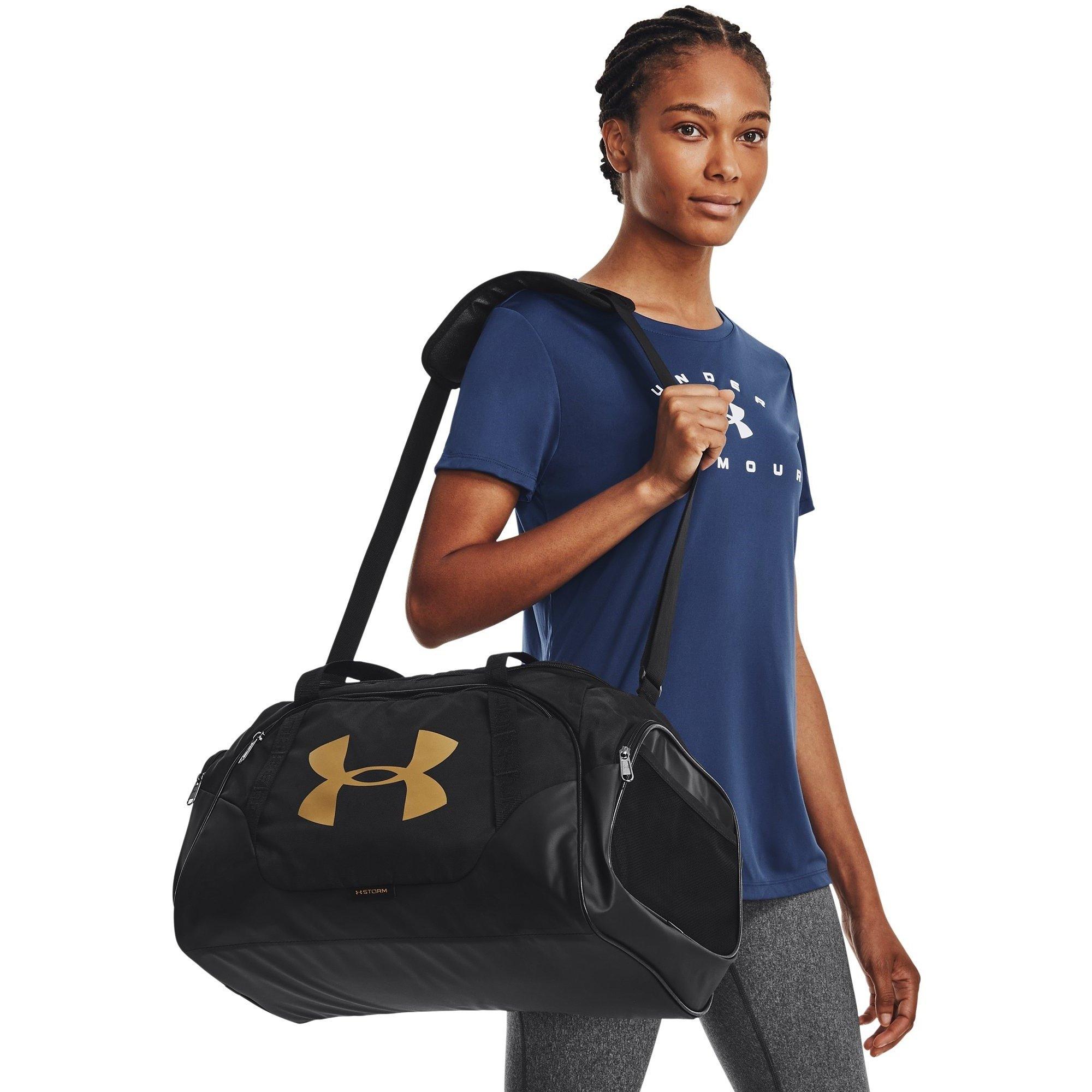 Black/Met.Gold - Under Armour - Undeniable 3.0 Small Duffle Bag - 4