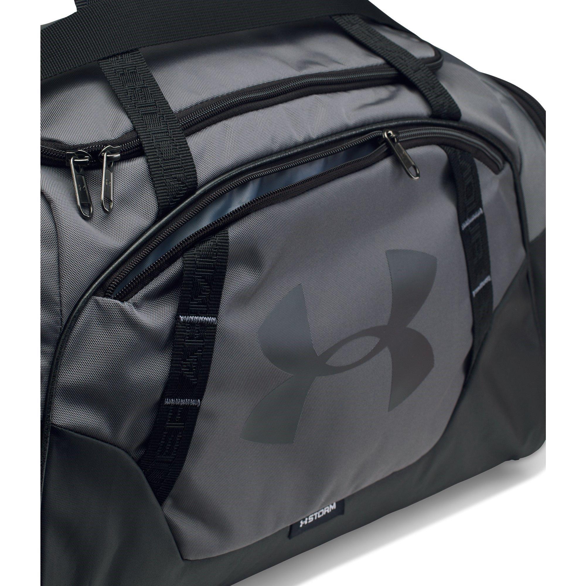 Graphite/Black - Under Armour - Under Undeniable 3.0 Small Duffle Bag - 10