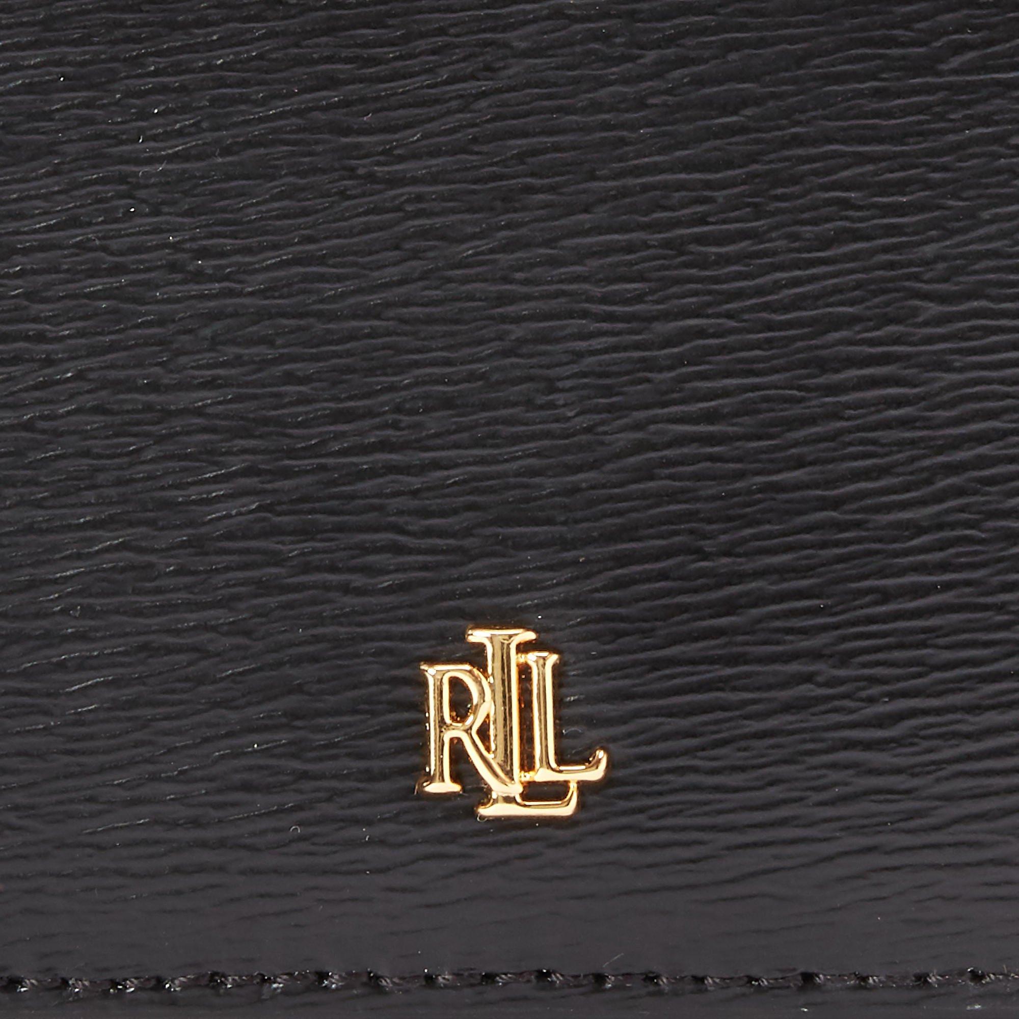 Black 001 - Lauren by Ralph Lauren - Women's Slim Billfold Wallet - 4