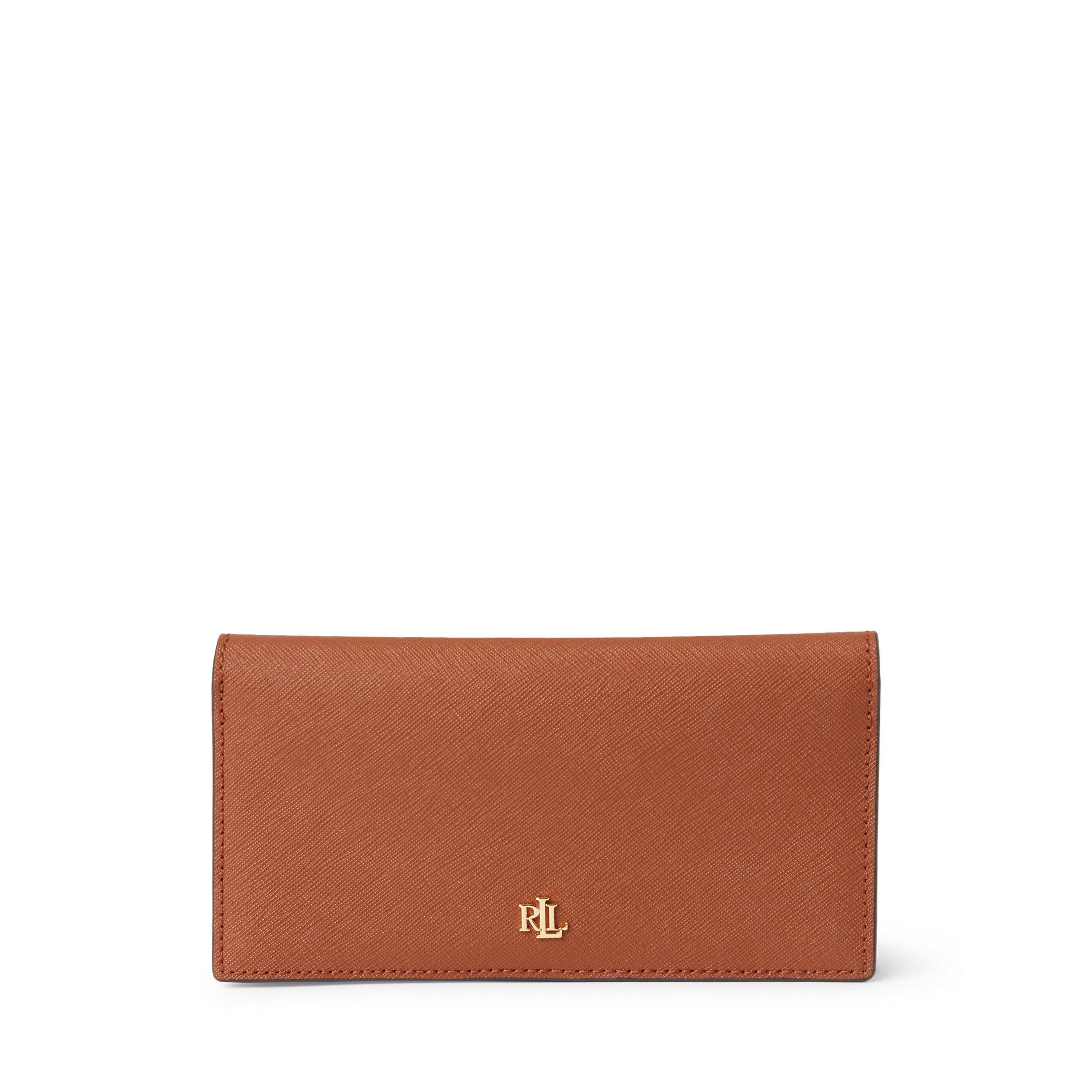 Lauren by Ralph Lauren Women's Slim Billfold Wallet - L Tan