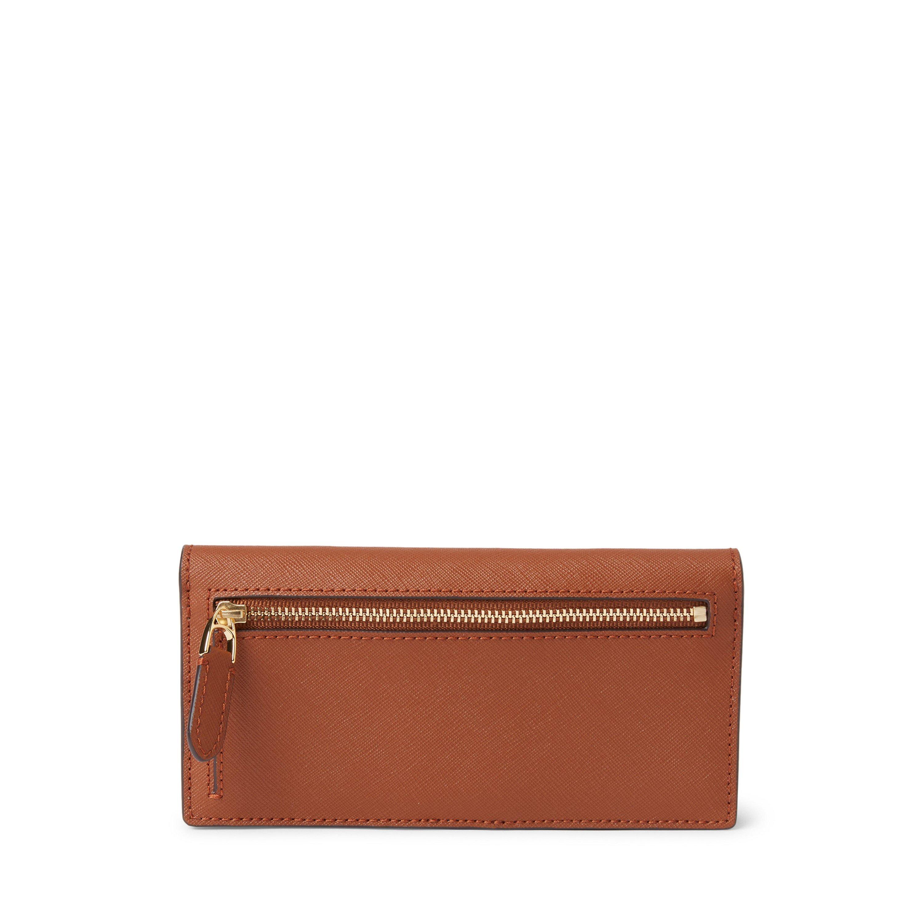 L Tan - Lauren by Ralph Lauren - Women's Slim Billfold Wallet - 2