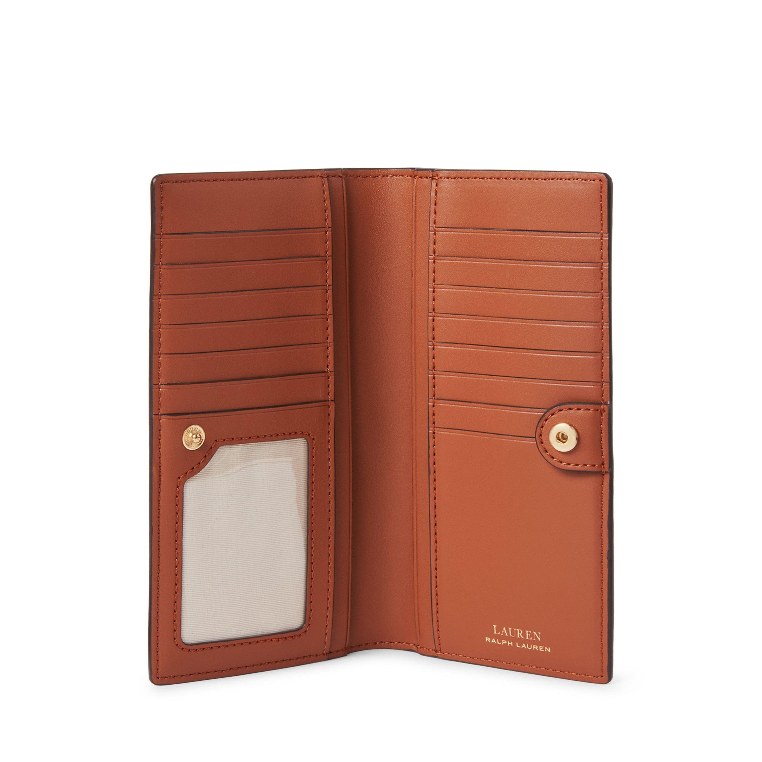 L Tan - Lauren by Ralph Lauren - Women's Slim Billfold Wallet - 3