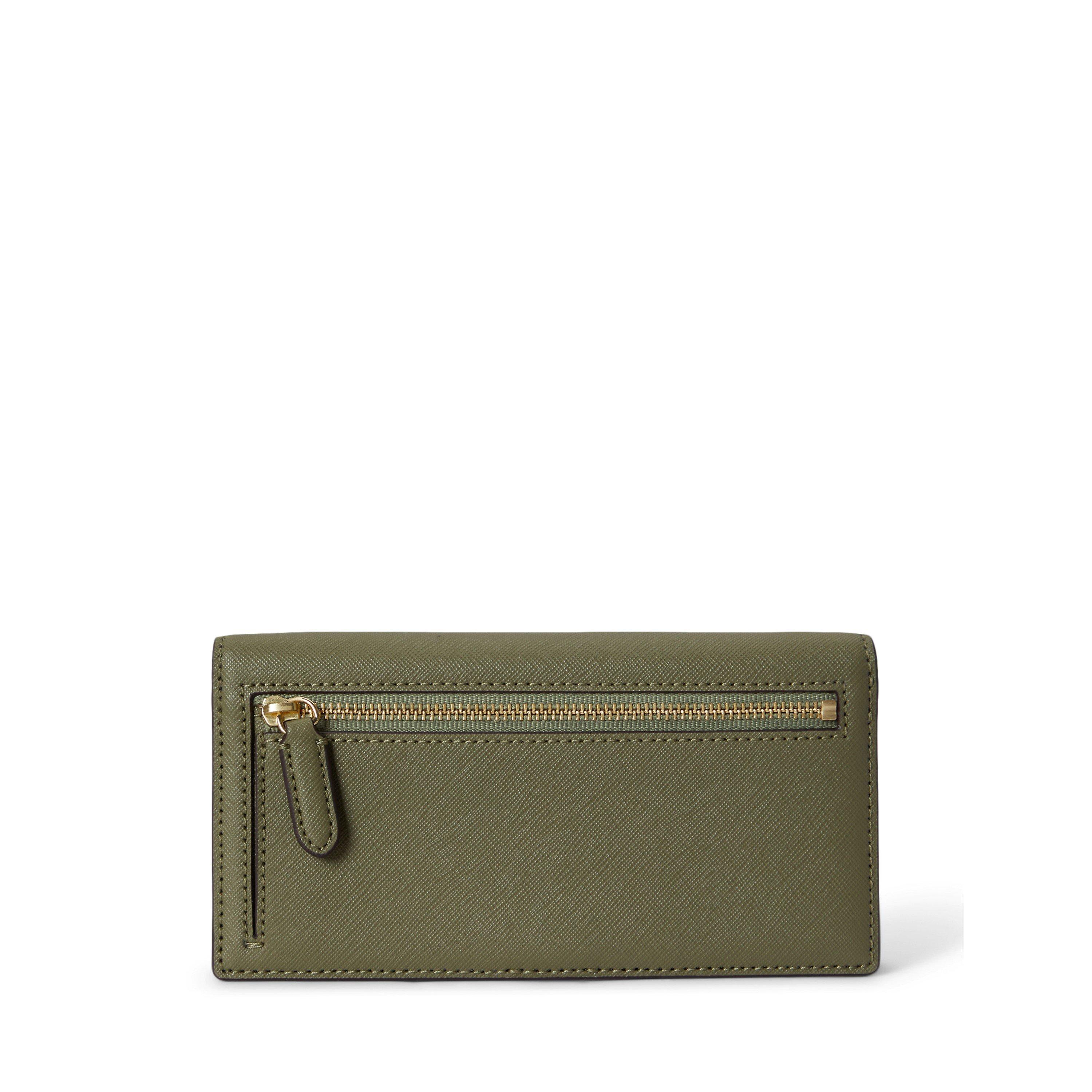 SAGE GREEN - Lauren by Ralph Lauren - Women's Slim Billfold Wallet - 2