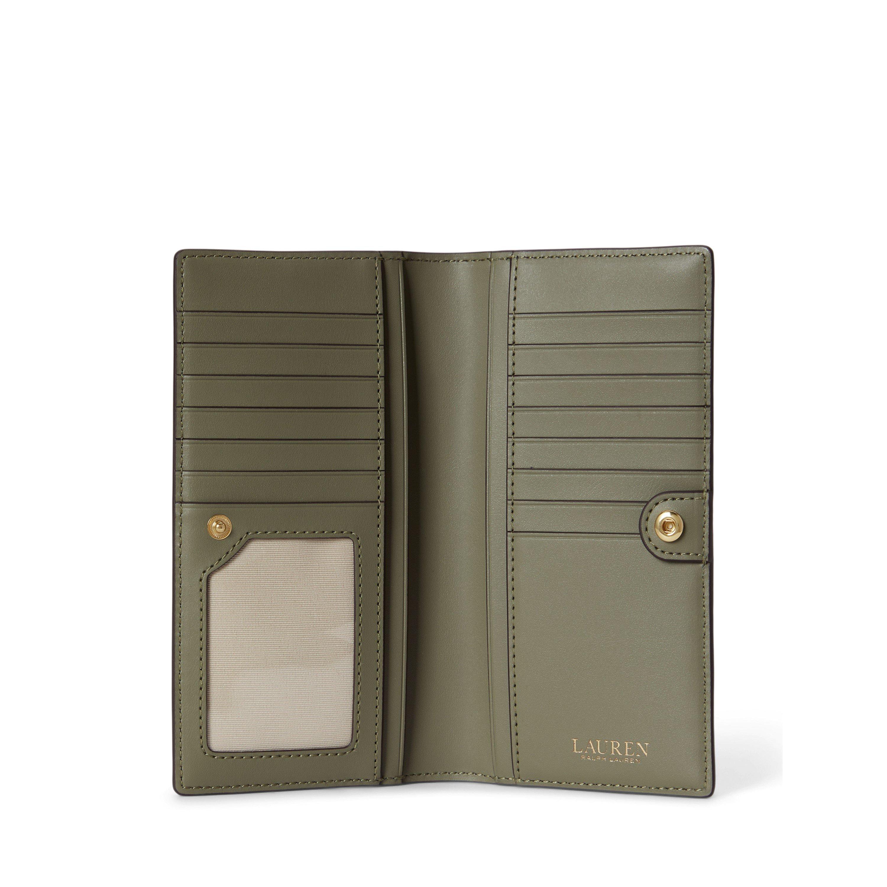SAGE GREEN - Lauren by Ralph Lauren - Women's Slim Billfold Wallet - 3