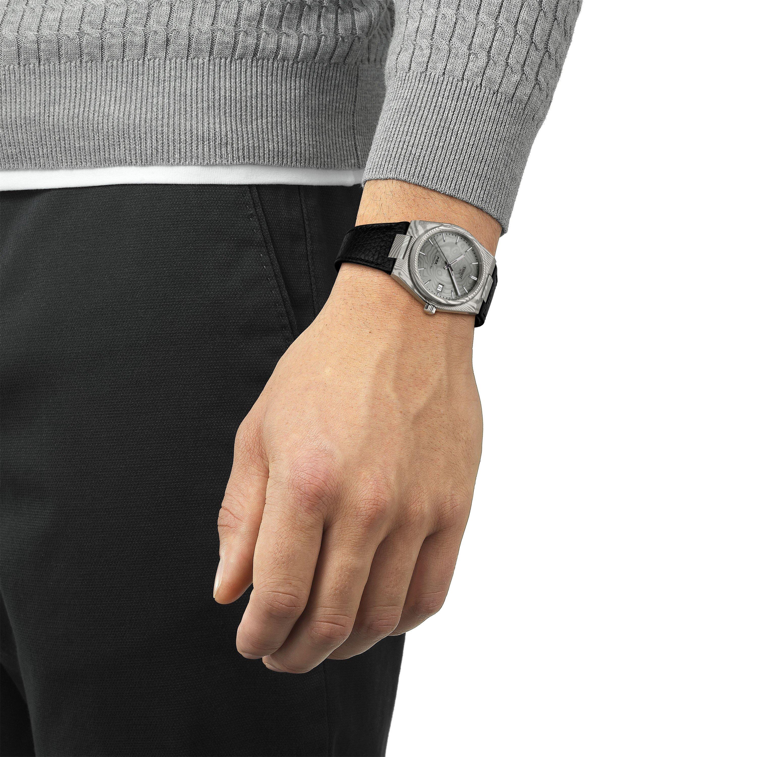 Silver/Steel - Tissot - PRX Damascas Watch - 2