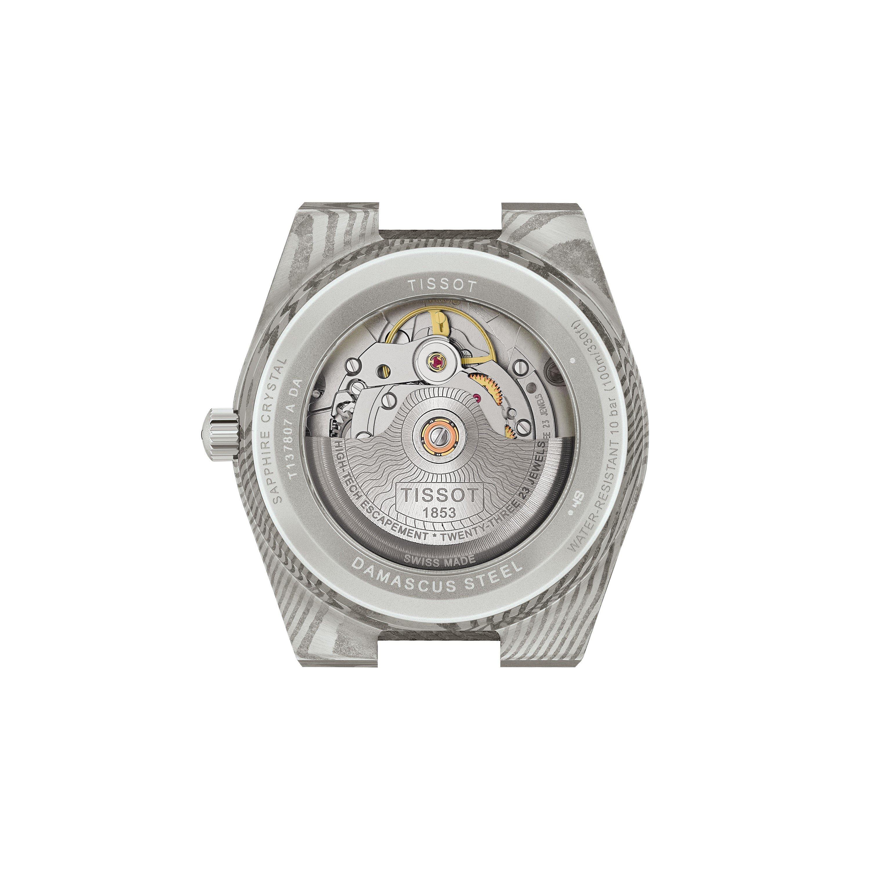 Silver/Steel - Tissot - PRX Damascas Watch - 3