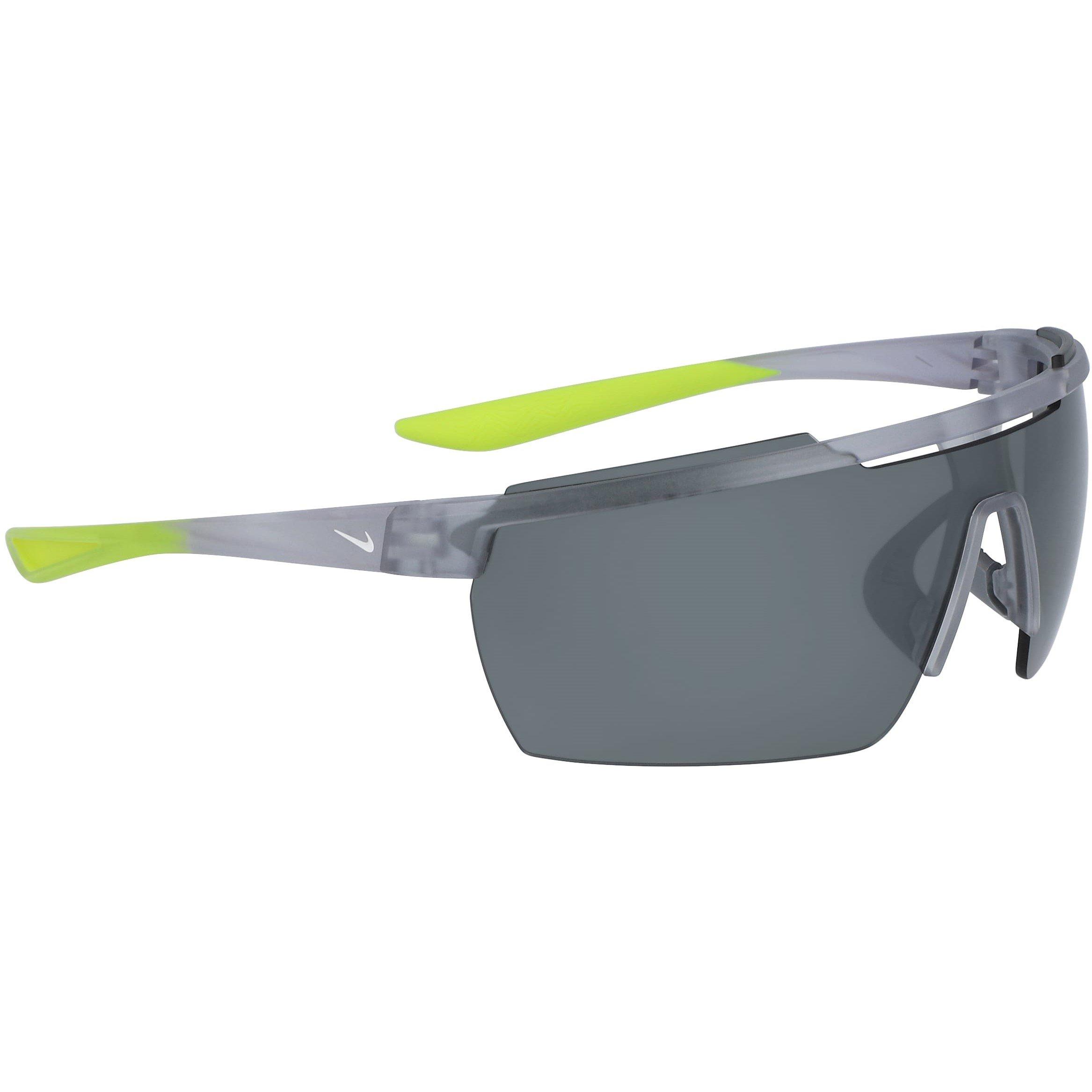MtGrey/Wht/Slv - Nike - Windshield Elite Wrap Sunglasses - 1