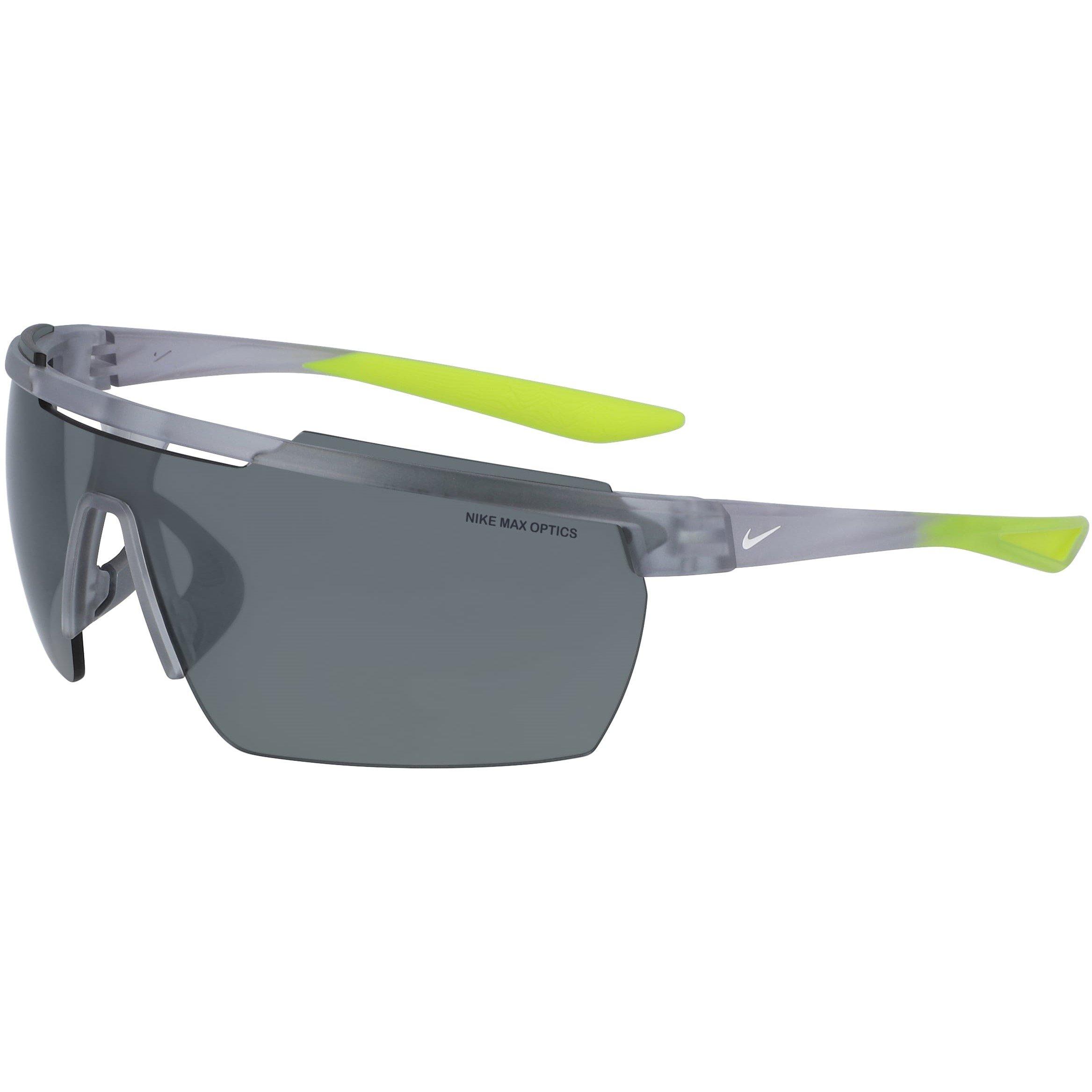 MtGrey/Wht/Slv - Nike - Windshield Elite Wrap Sunglasses - 3