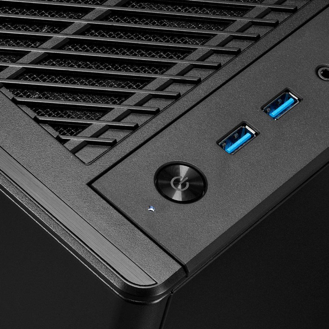 Black - Medion - Erazer Bandit P20 Gaming PC - Intel Ultra 7 265F NVIDIA RTX 5070 - 4