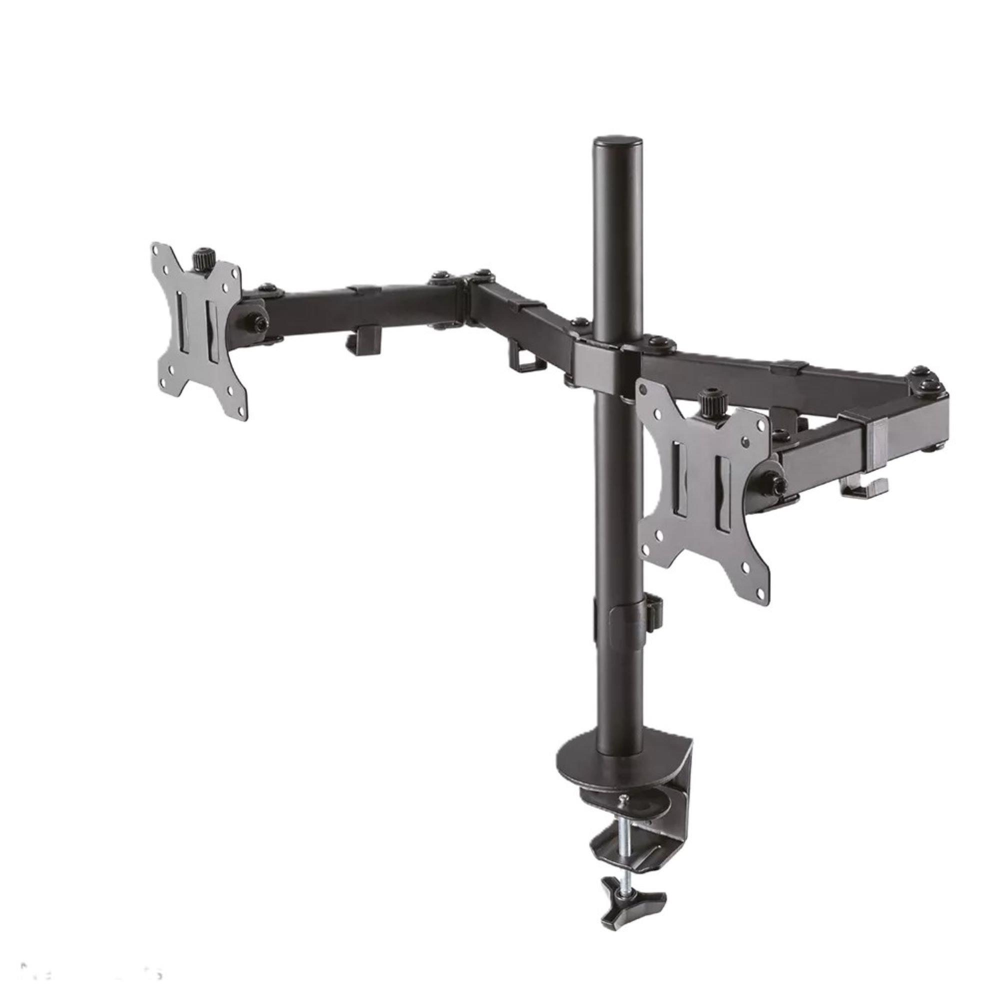 Black - Neomounts - Neomounts FPMA-D550DBLACK Tilt Swivel and Rotate Monitor arm 10-32 Inch - 2