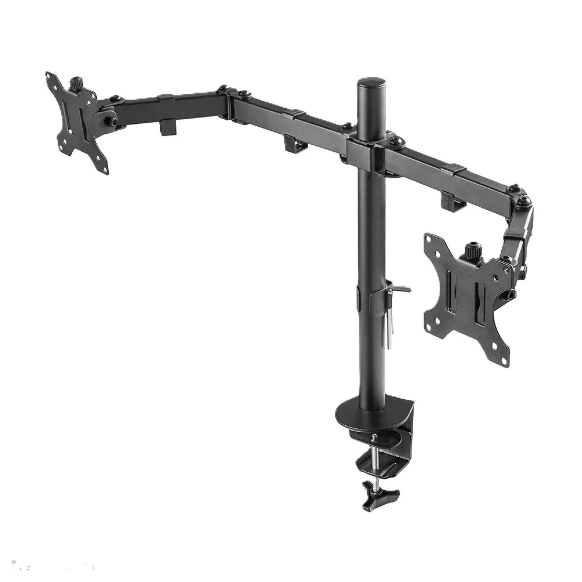 Black - Neomounts - Neomounts FPMA-D550DBLACK Tilt Swivel and Rotate Monitor arm 10-32 Inch - 4