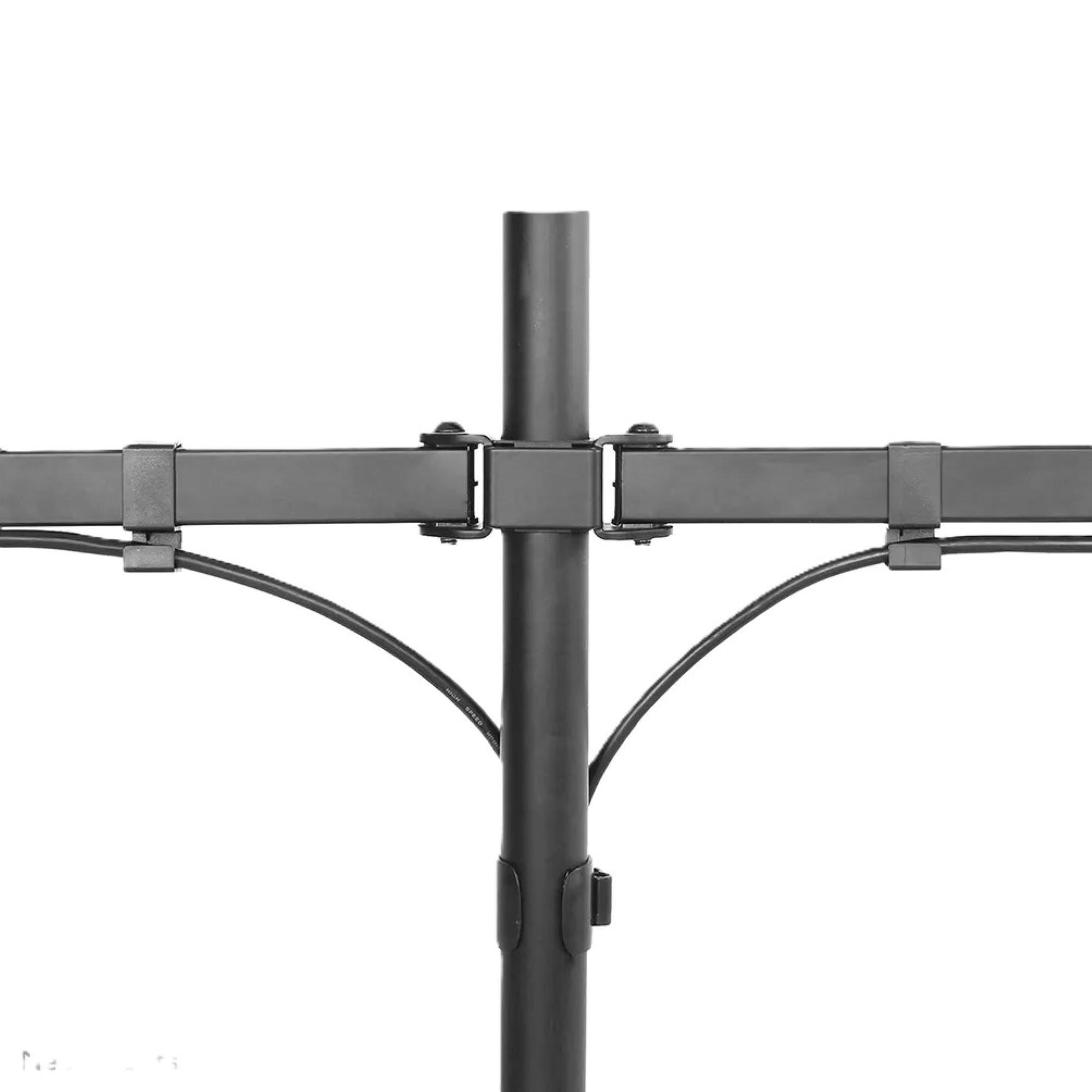 Black - Neomounts - Neomounts FPMA-D550DBLACK Tilt Swivel and Rotate Monitor arm 10-32 Inch - 5