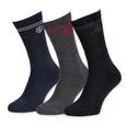 IslandGreen Golf Double Stripe Assorted Socks (3 Pairs)  Men's