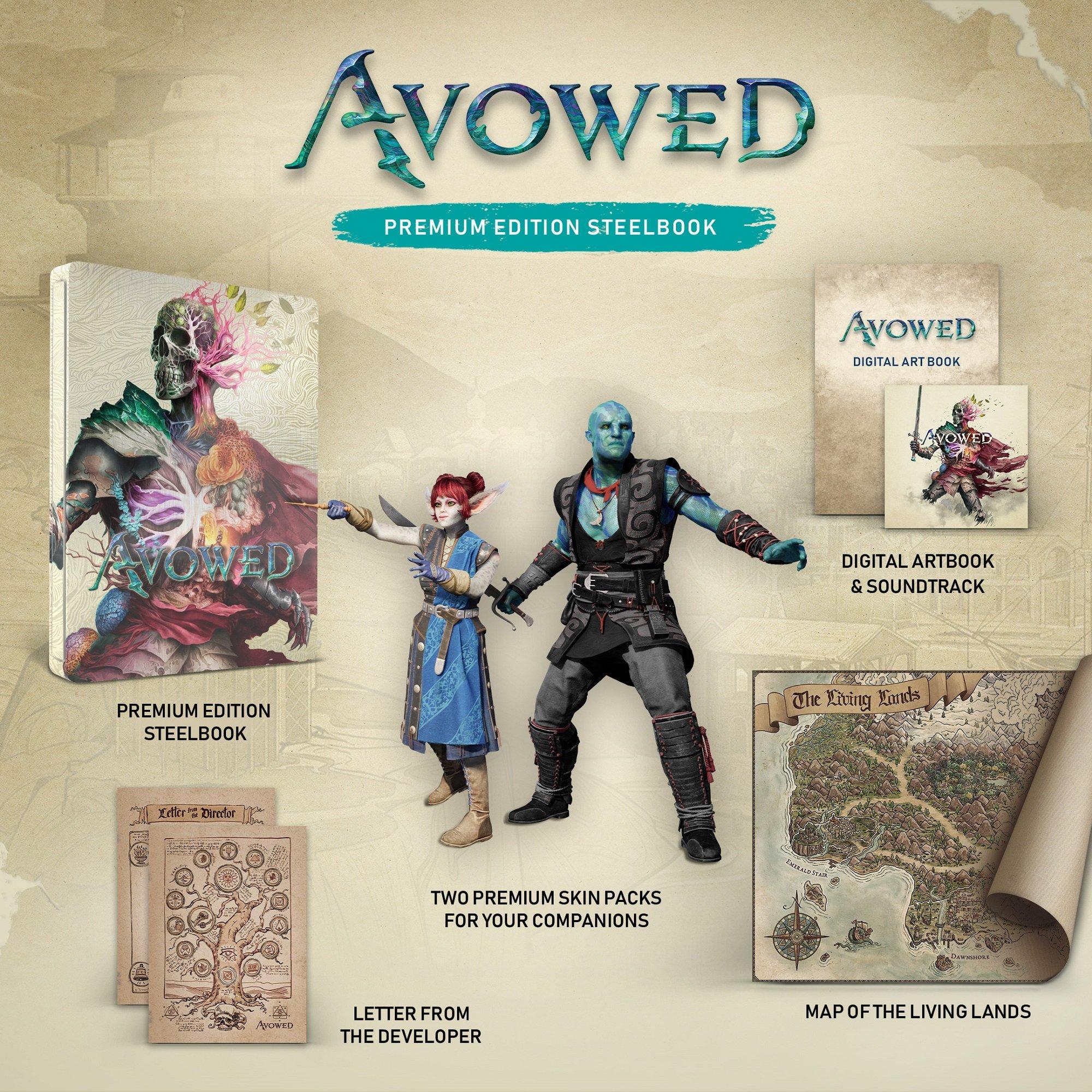 Obsidian Entertainment | Avowed – Premium Edition SteelBook – Xbox ...