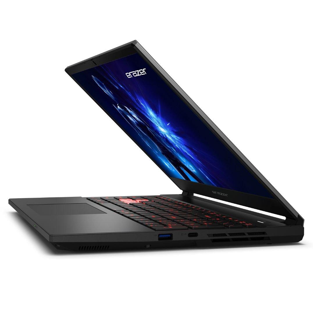 Black - Medion - Erazer Deputy P15 15.6 Inch FHD 144Hz Gaming Laptop Core 5-210H  RTX 5060 Windows 11 Home - 3