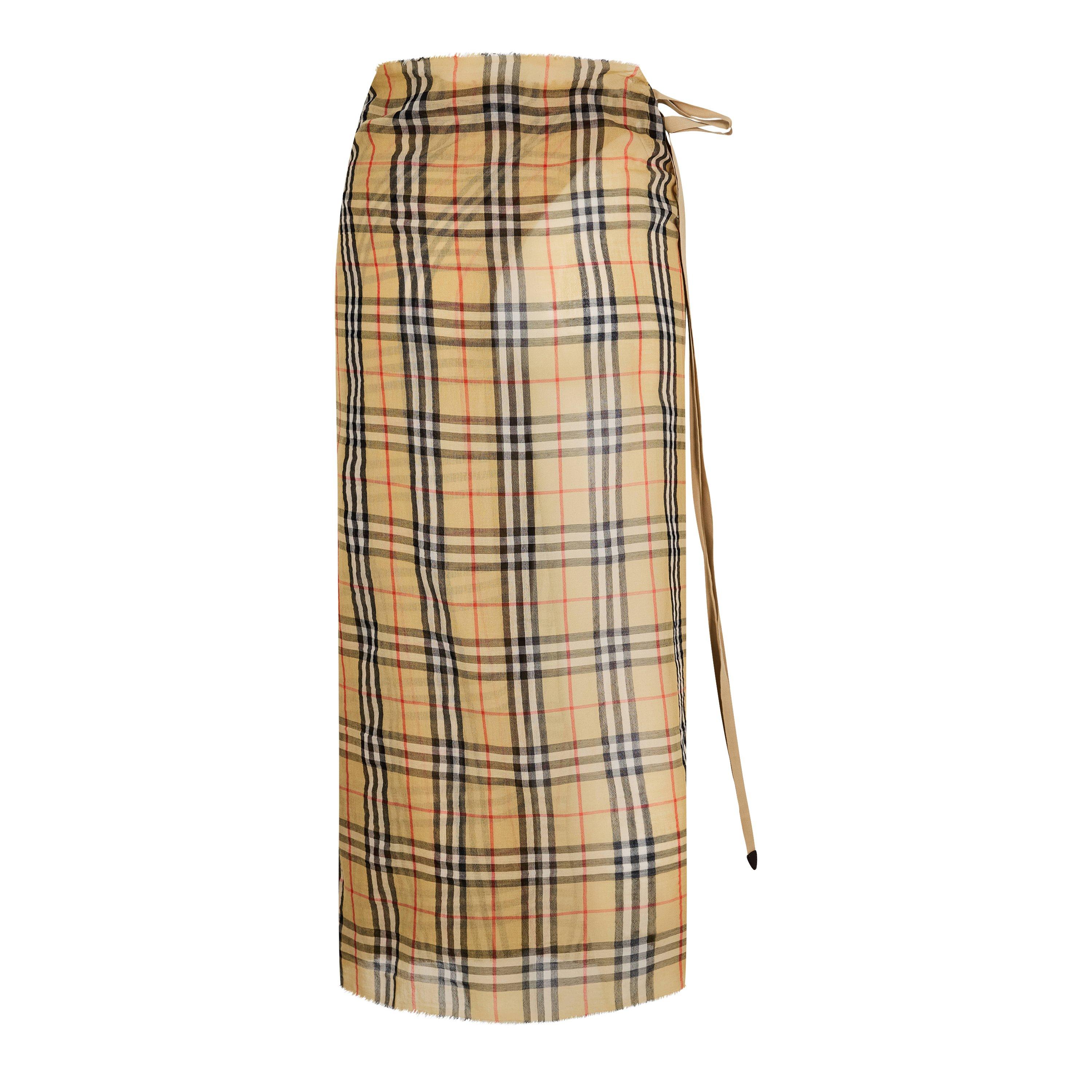 Sand - Burberry - Burb Check Pareo Ld62 - 2