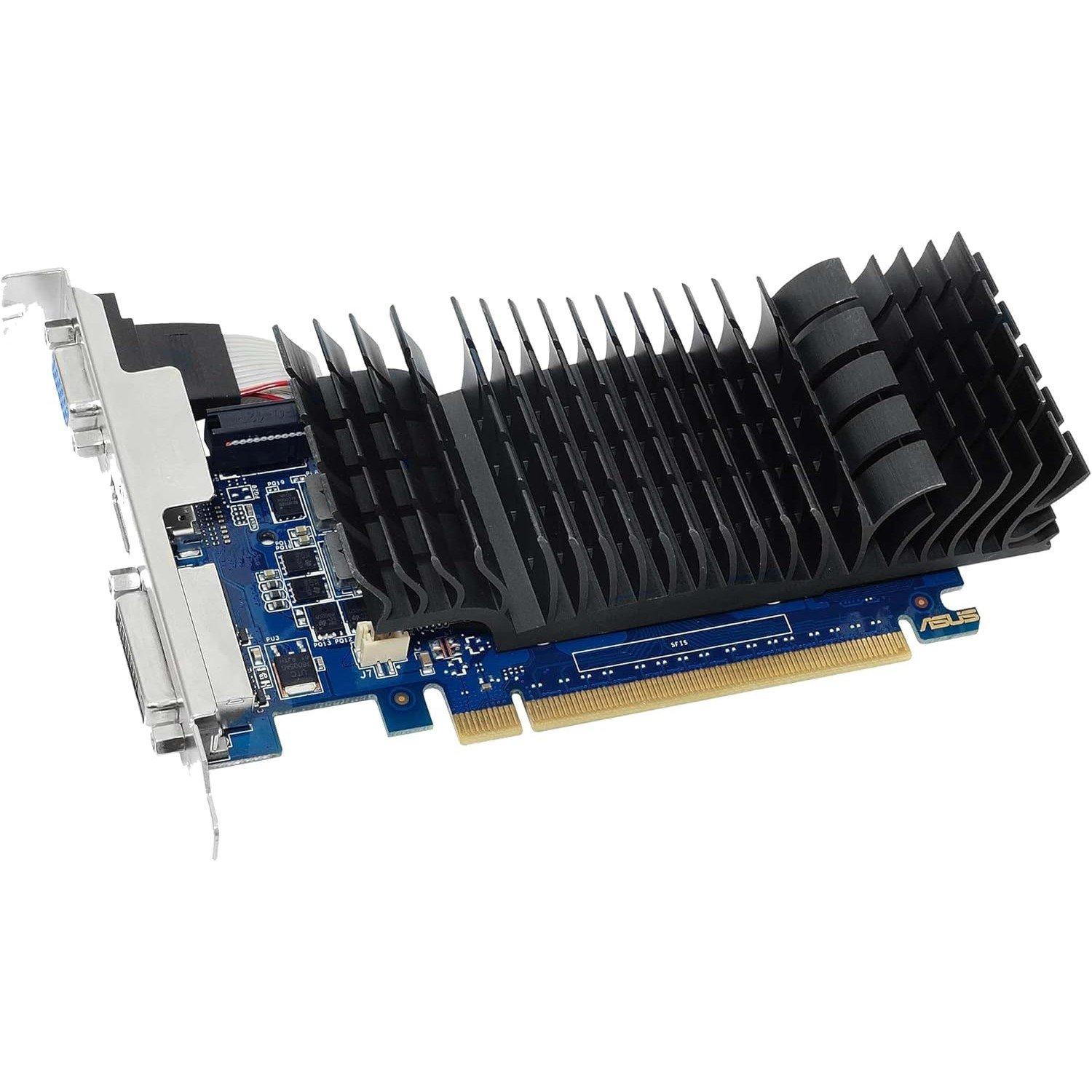 Black - ASUS - ASUS NVIDIA GeForce GT 730 Graphics Card - 3