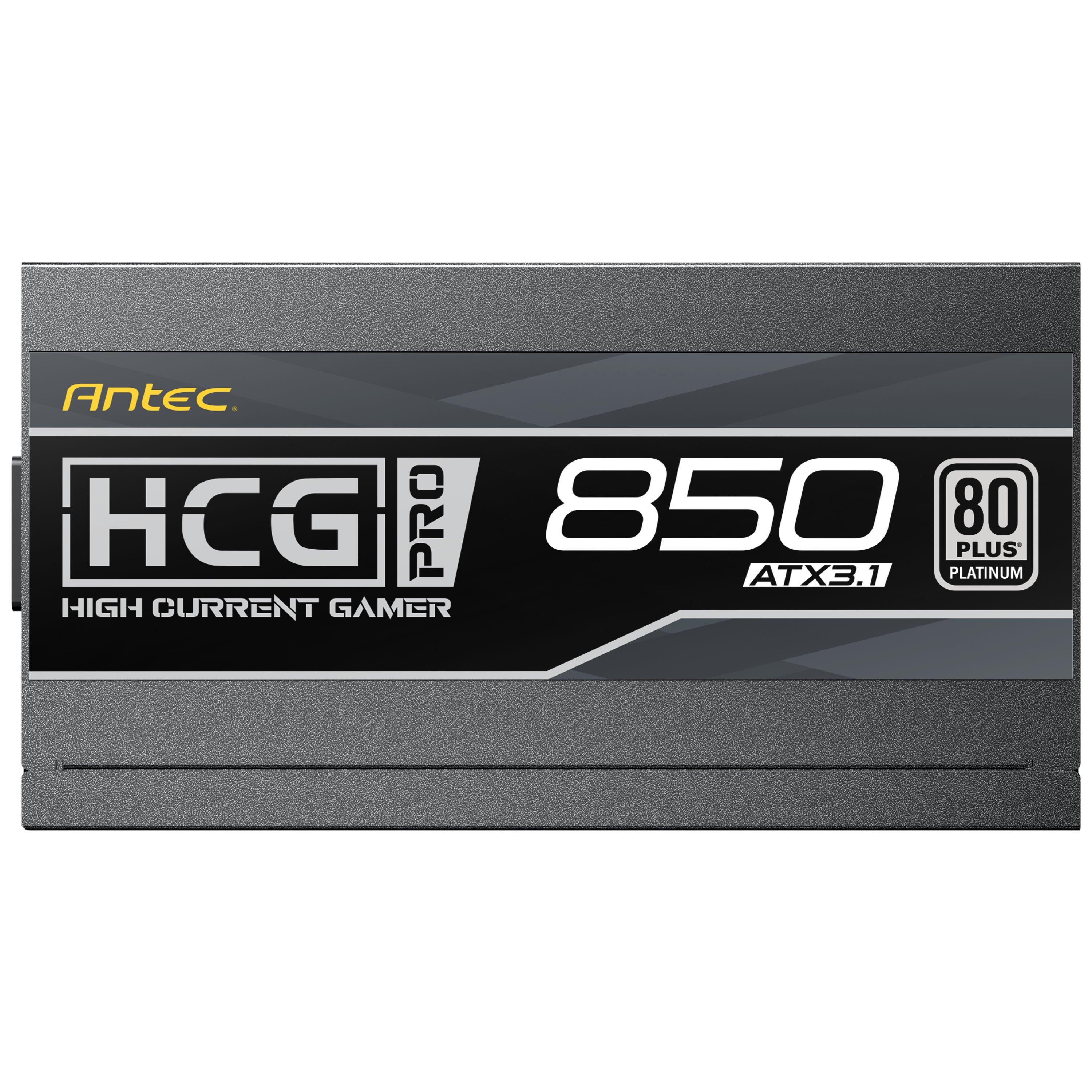 Black - Antec - HIGH CURRENT GAMER HCG850 PRO P GB power supply unit 850 W 20+4 pin ATX ATX Black - 7