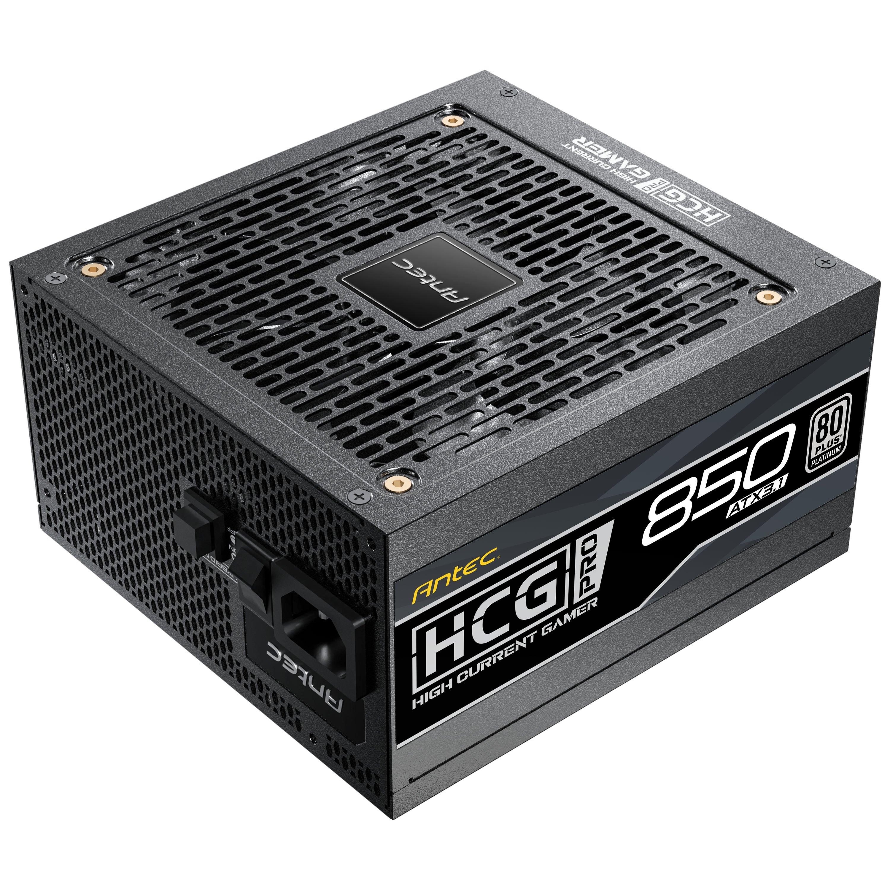 Black - Antec - HIGH CURRENT GAMER HCG850 PRO P GB power supply unit 850 W 20+4 pin ATX ATX Black - 10