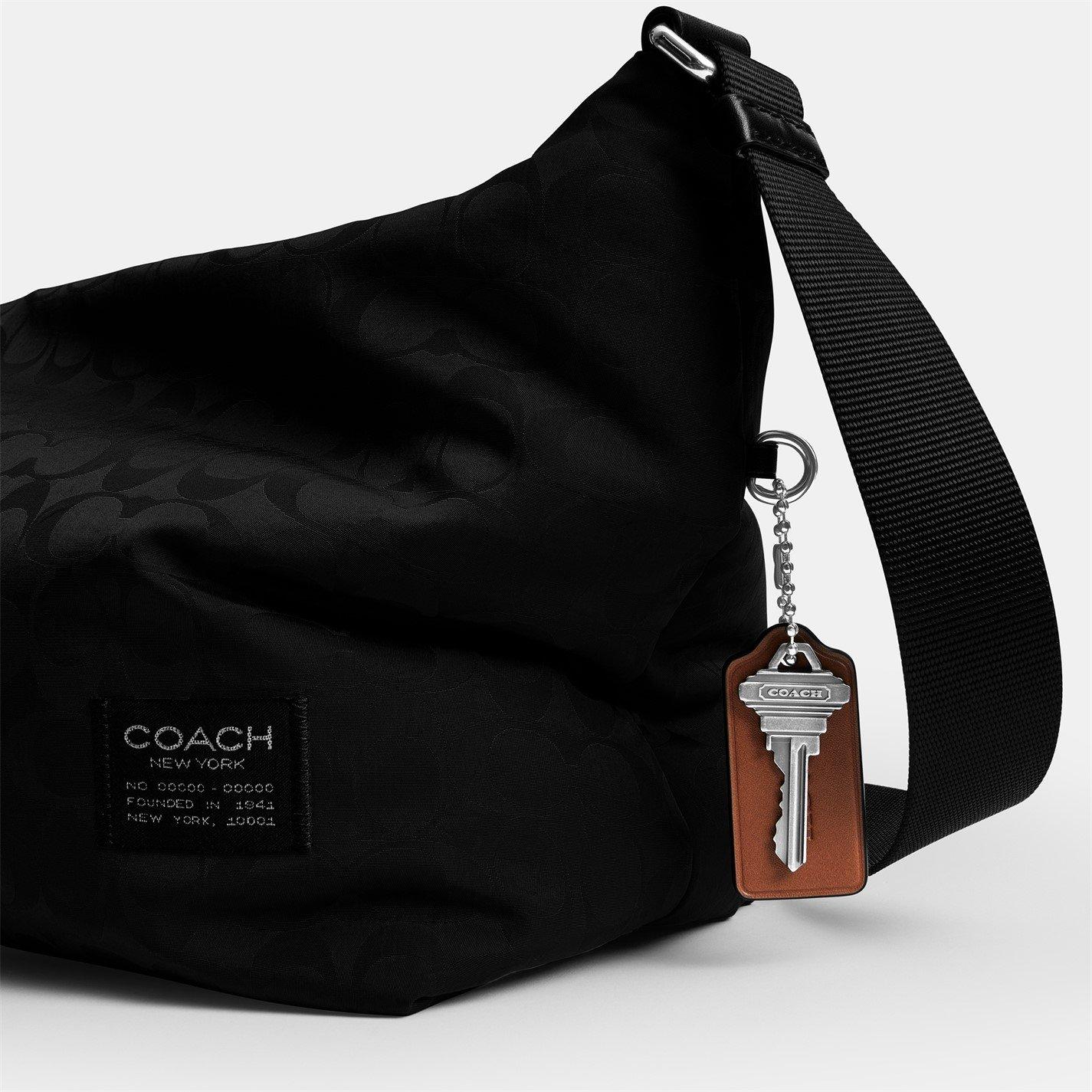 Black - Coach - Leo Crossbody Bag - 4