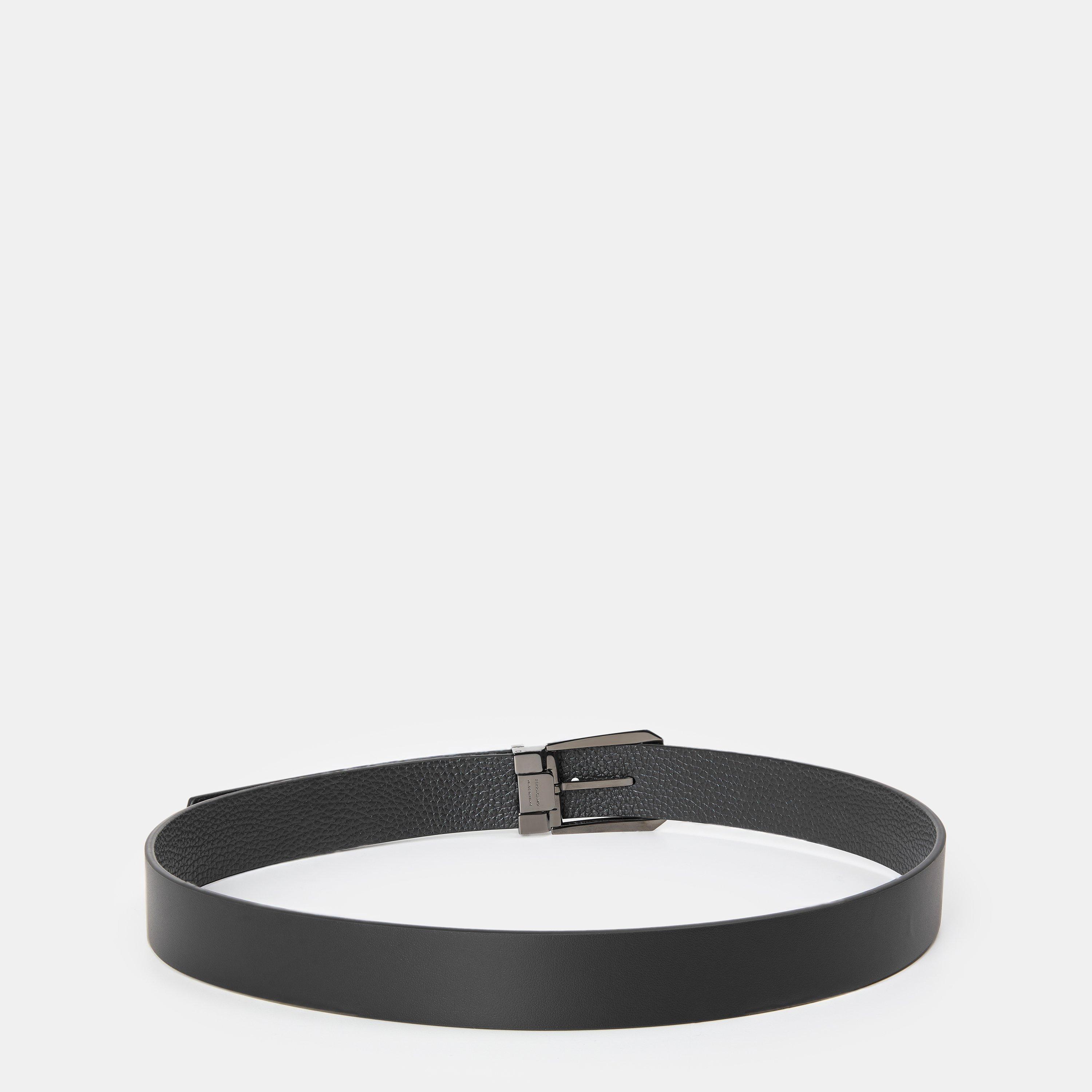 Nero - Ferragamo - Men's Leather Belt - 2