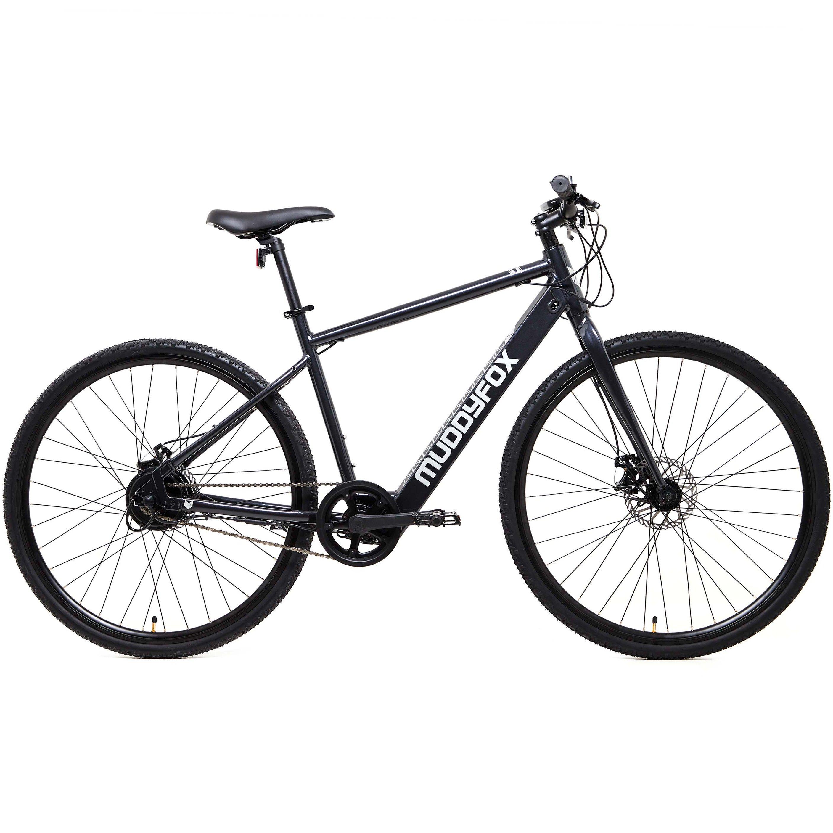 Grey - Muddyfox - Electric Avenue Hybrid Bike - 1