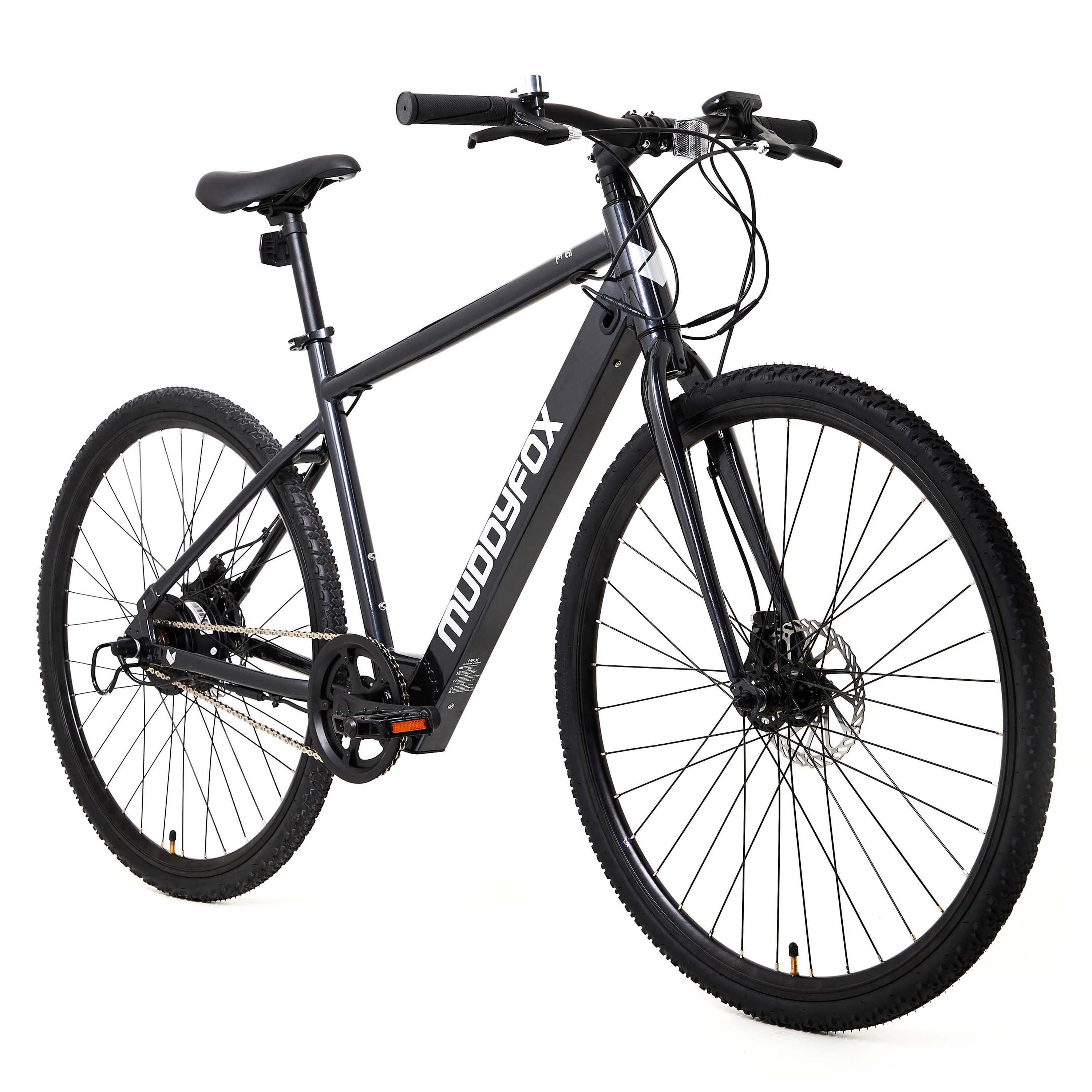 Grey - Muddyfox - Electric Avenue Hybrid Bike - 2