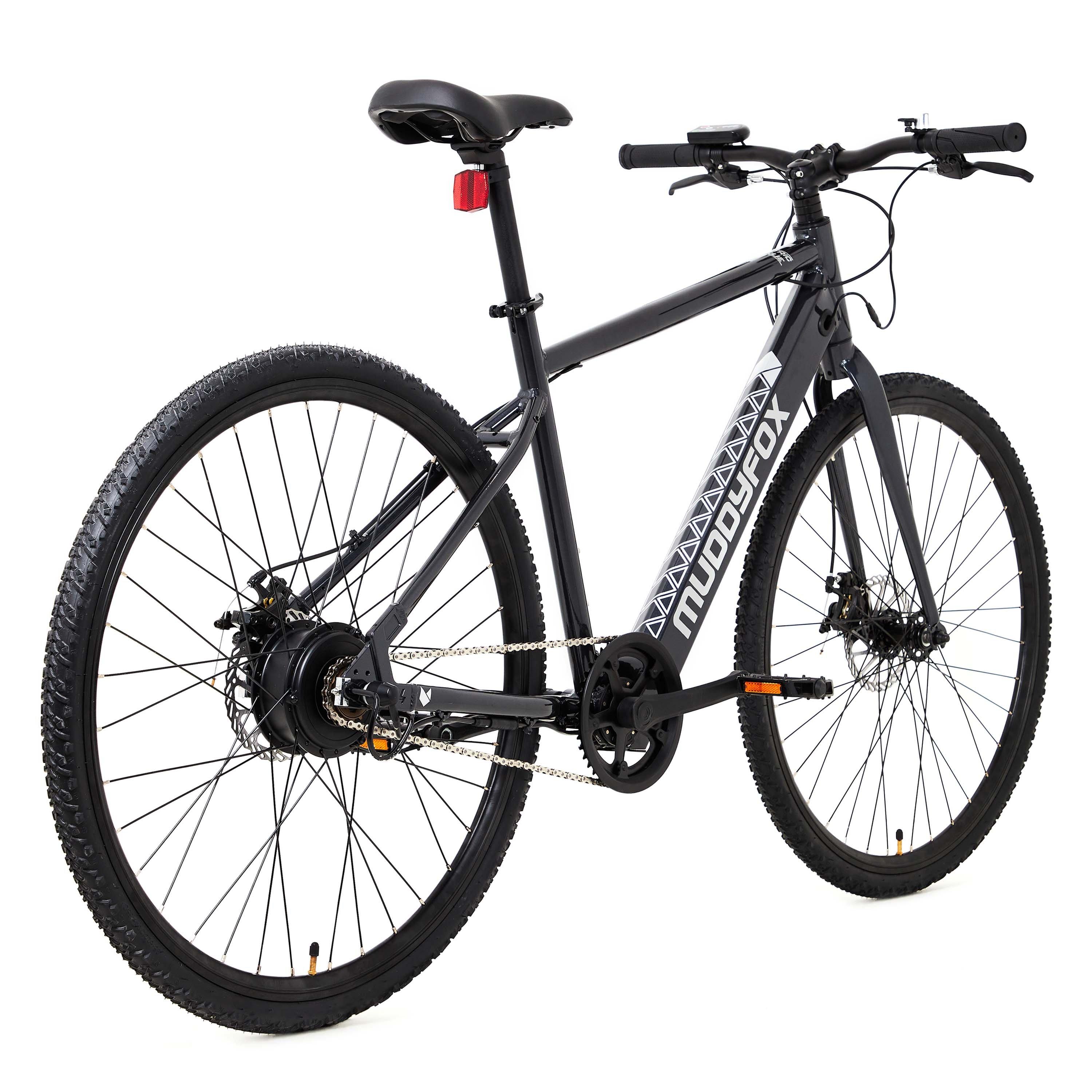 Grey - Muddyfox - Electric Avenue Hybrid Bike - 3