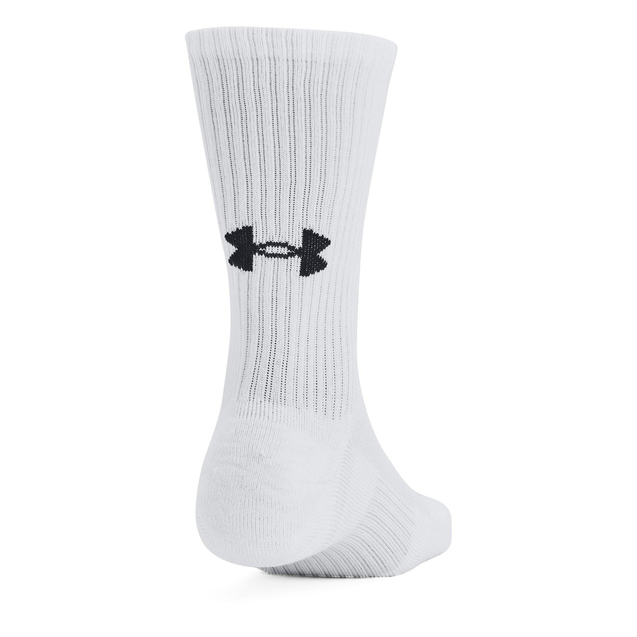 White/Wht/Black - Under Armour - Socks - 3