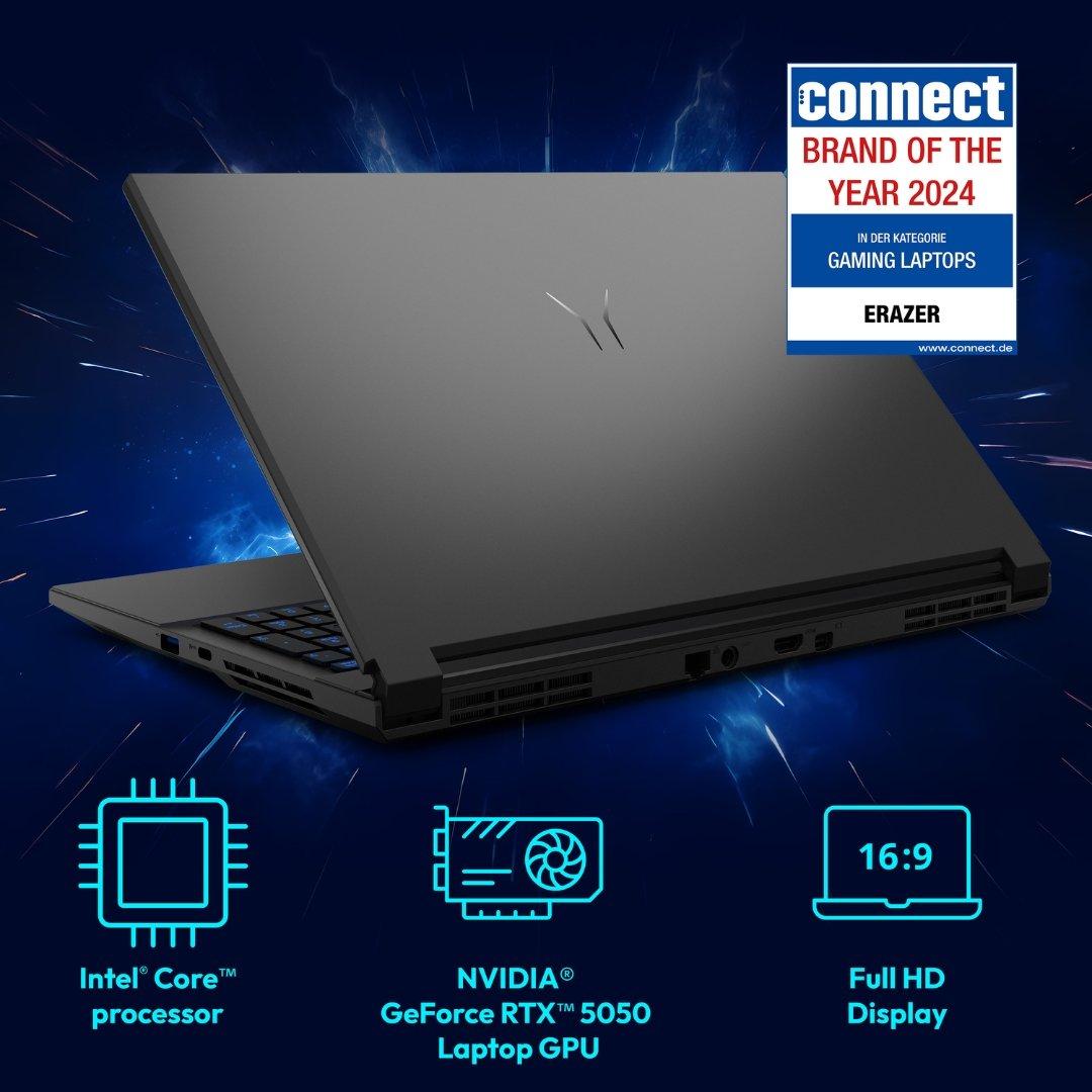 Zwart - Medion - Medion Erazer Scout 17.3 Inch Gaming Laptop – Intel Core 5 210H Nvidia RTX 5050 Windows 11 Home - 6