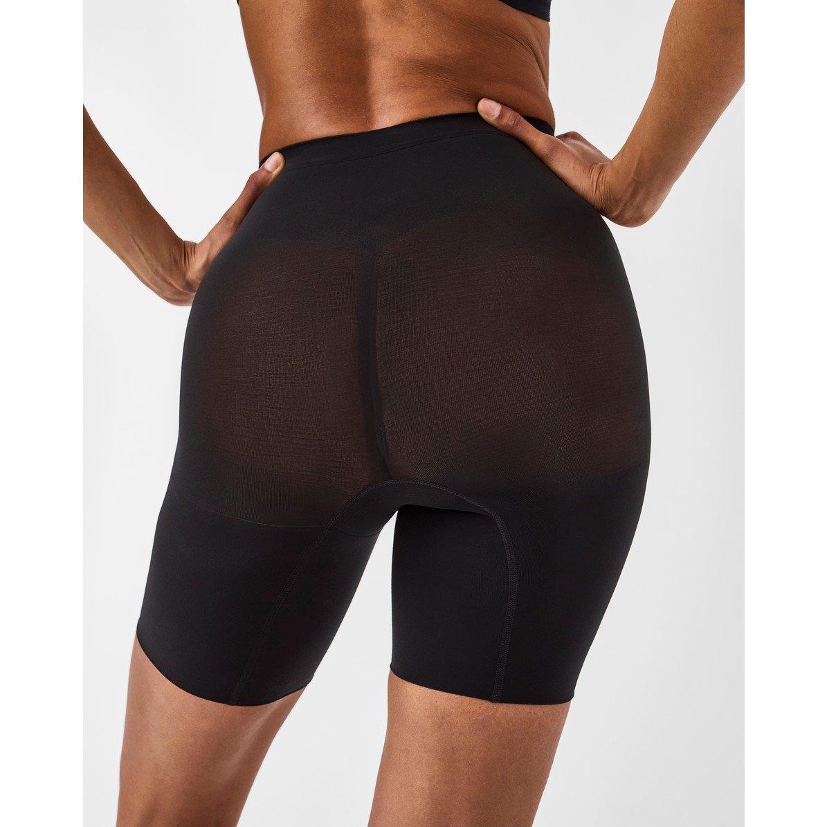 Very Black - Spanx - SPANXsculpt™ Seamless Power Mid-Thigh Short - 4