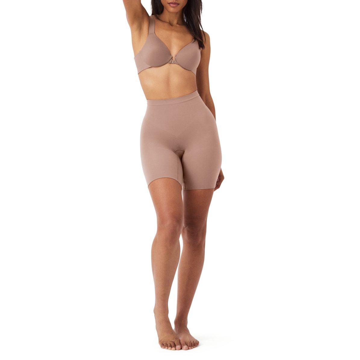 Café Au Lait - Spanx - SPANXsculpt™ Seamless Power Mid-Thigh Short - 4