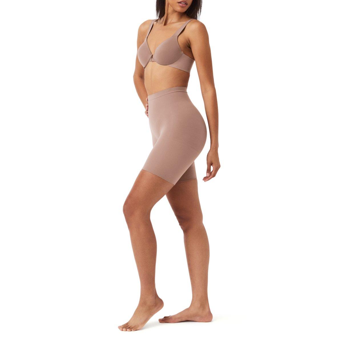 Café Au Lait - Spanx - SPANXsculpt™ Seamless Power Mid-Thigh Short - 6