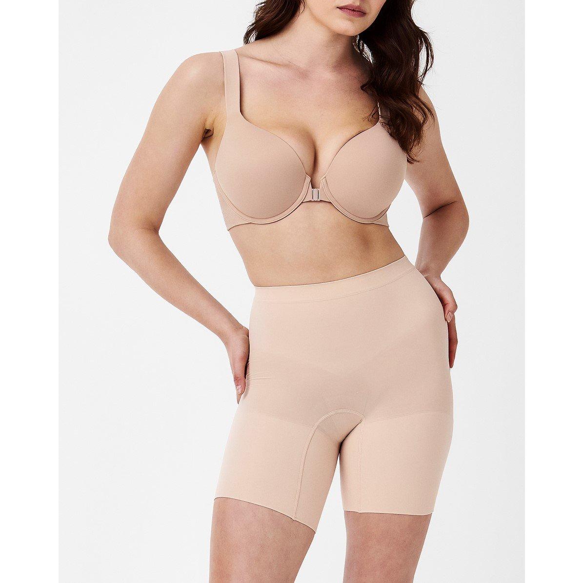 Spanx Women's Spanxsculpt™ Seamless Power Mid-Thigh Short - Soft Nude - 10 (S)