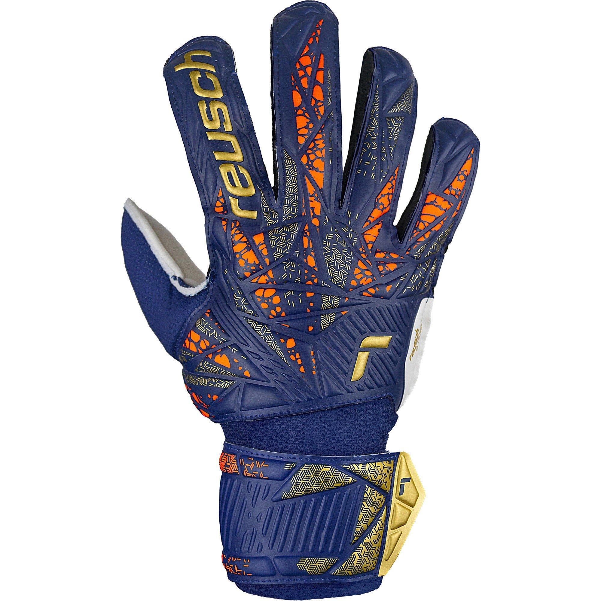 Prem Blu /gld - Reusch - Kids' Attrakt Solid Goalkeeper Gloves - 2