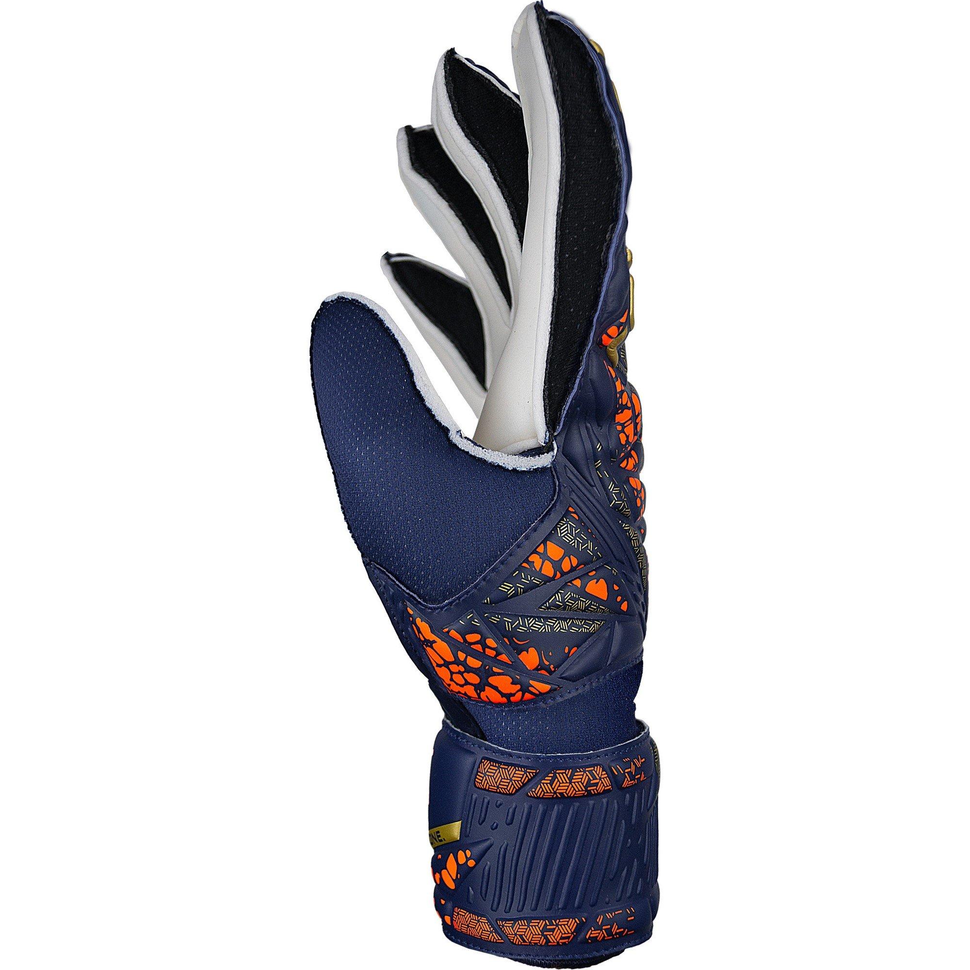 Prem Blu /gld - Reusch - Kids' Attrakt Solid Goalkeeper Gloves - 4