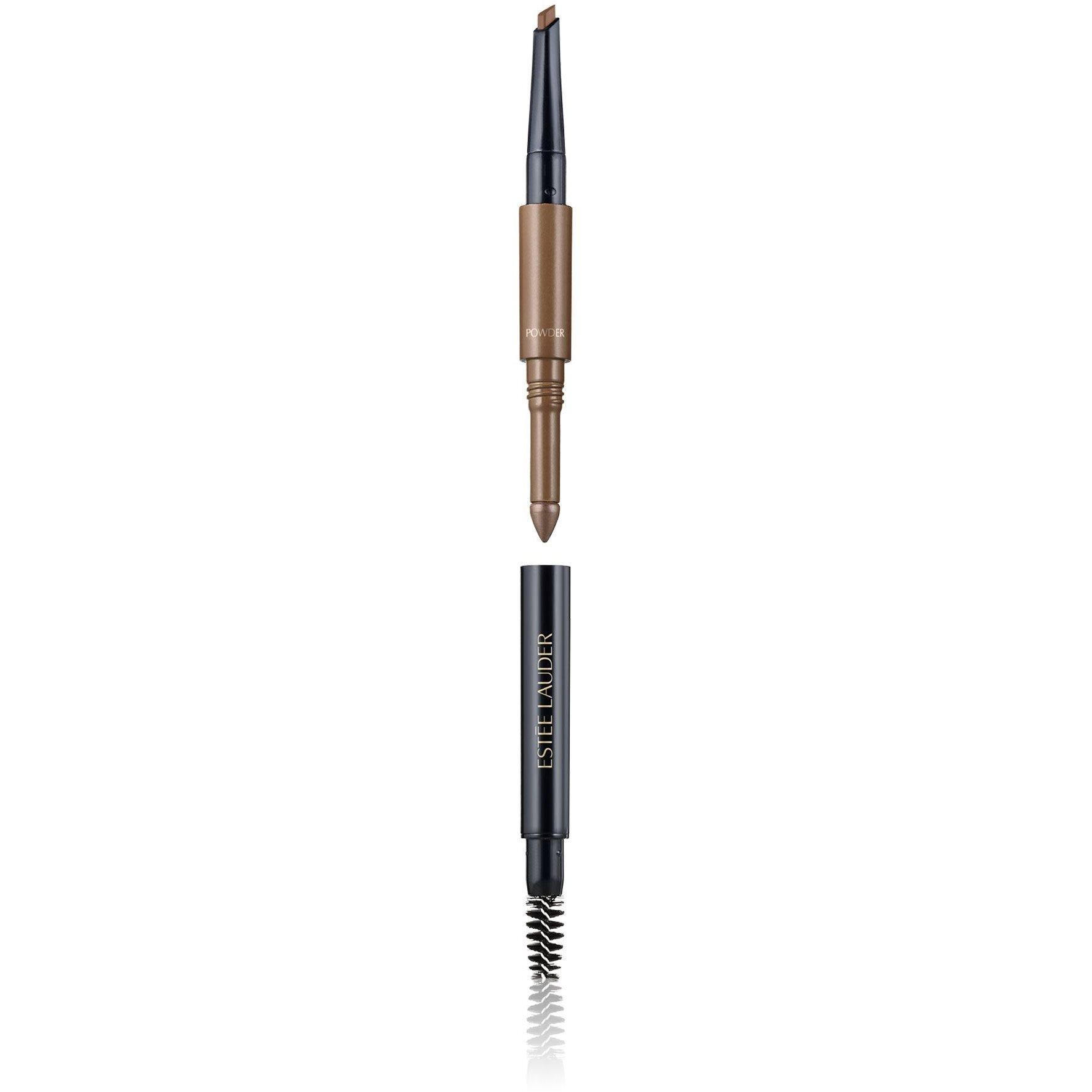Estée Lauder The Brow Multi-Tasker - 3-In-1 Brow Pencil, Powder And Brush Light Brunette - Image 3