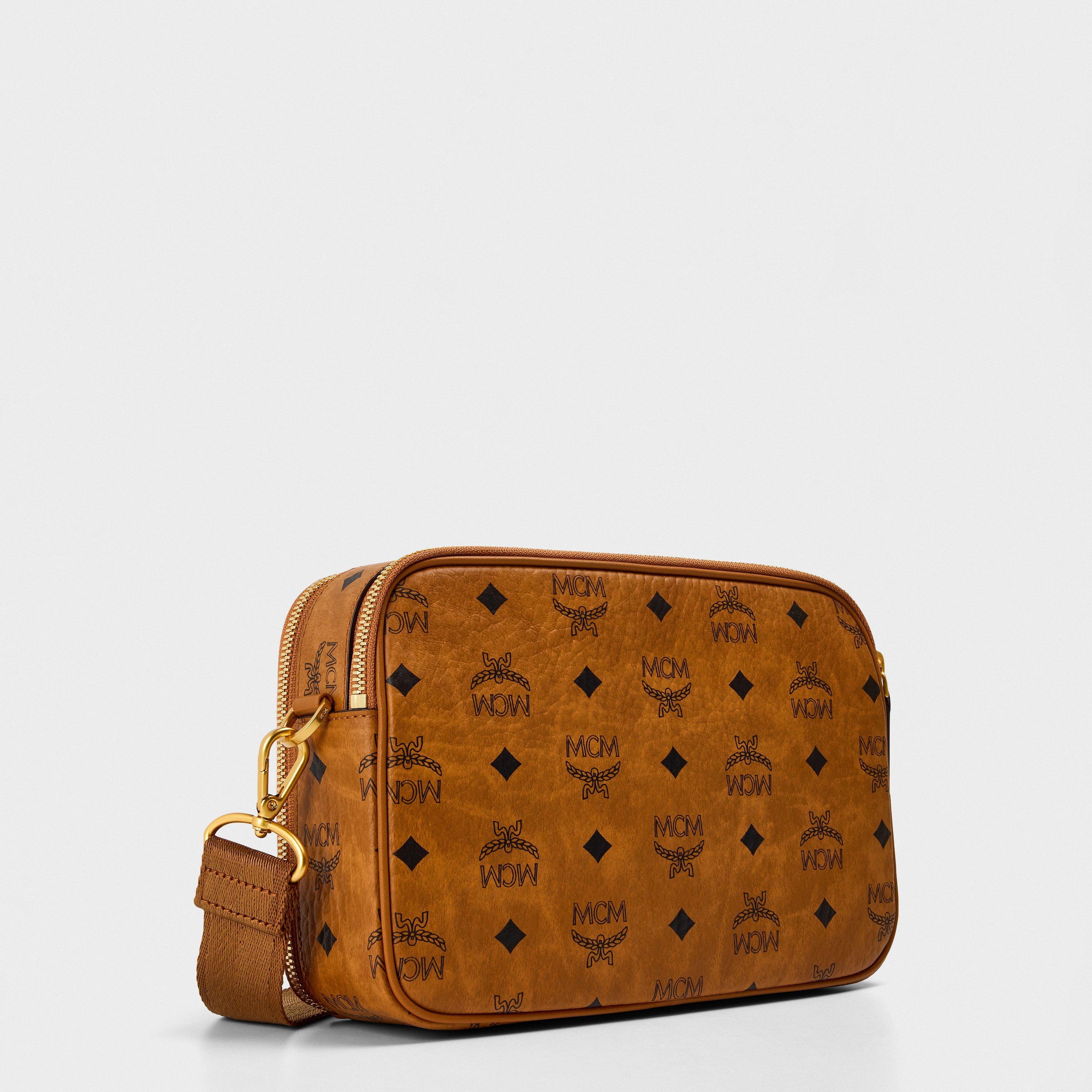 Cognac - MCM - Men's Cross Body Bag - 2