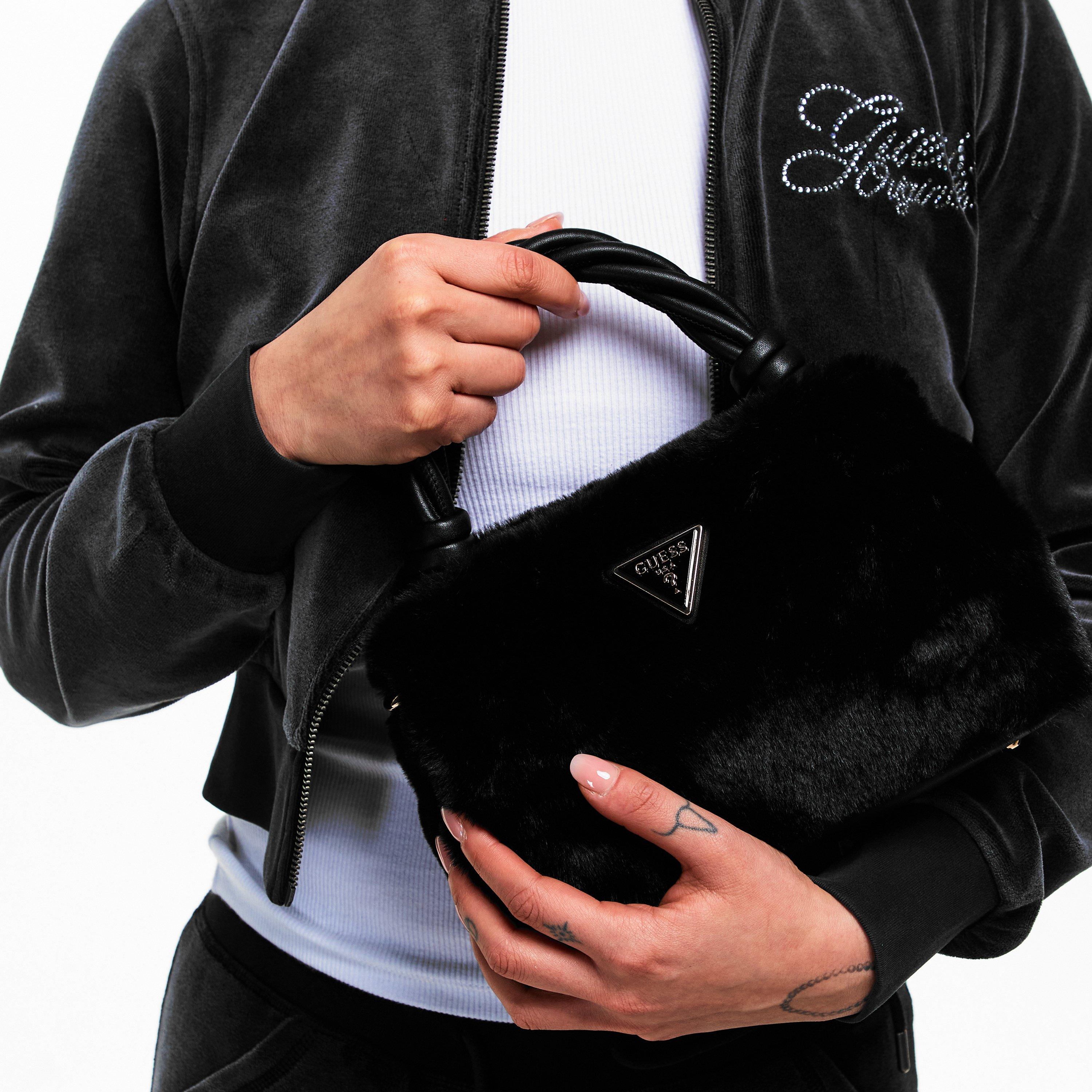 Black - Guess - Women's Shaida Top Handle Bag - 3