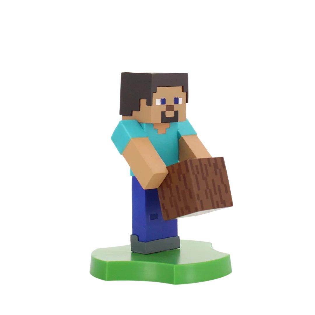 Multi - Cable Guys - Minecraft: Steve Cable Guys Holdems Mini Phone Stand and Device Holder - 3