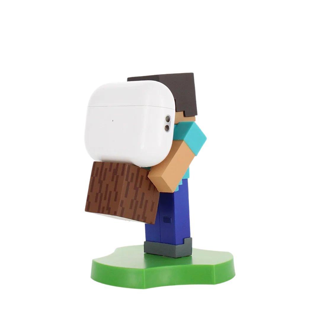 Multi - Cable Guys - Minecraft: Steve Cable Guys Holdems Mini Phone Stand and Device Holder - 5