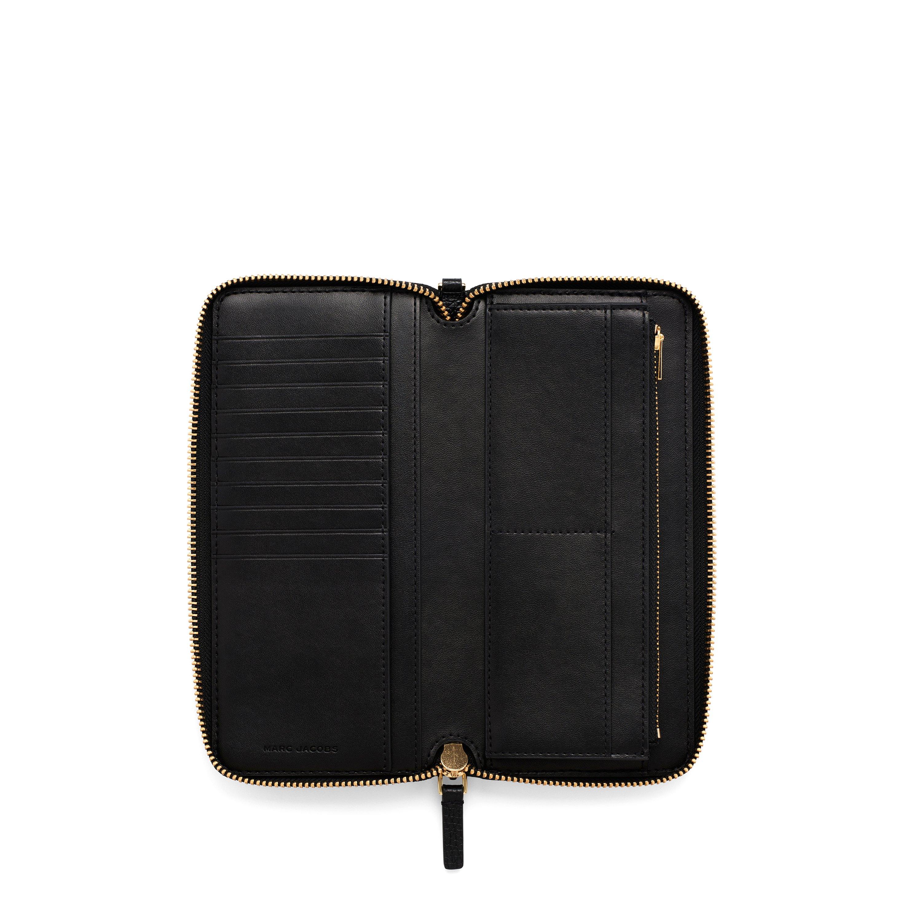 Black - Marc Jacobs - The Leather Continental Wallet - 3