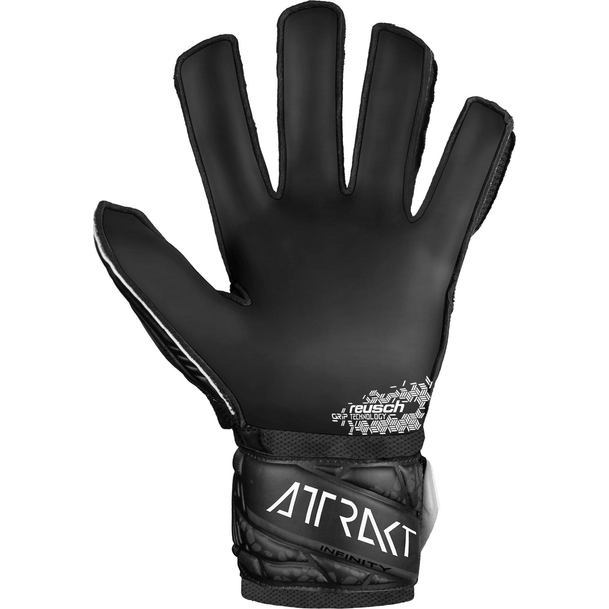 Schwarz - Reusch - Kids' Attrakt Goalkeeper Gloves - 3
