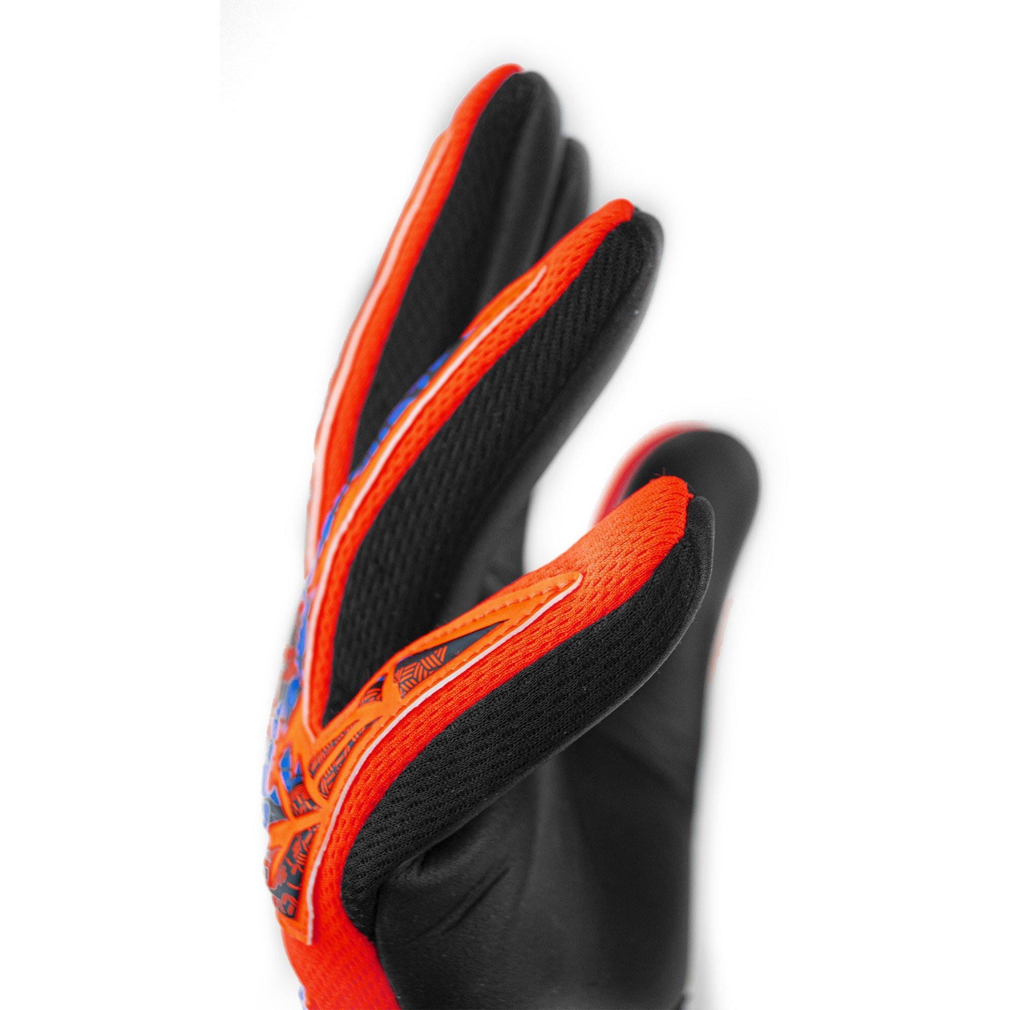 Hyp Orange /Blu - Reusch - Kids' Attrakt Goalkeeper Gloves - 9