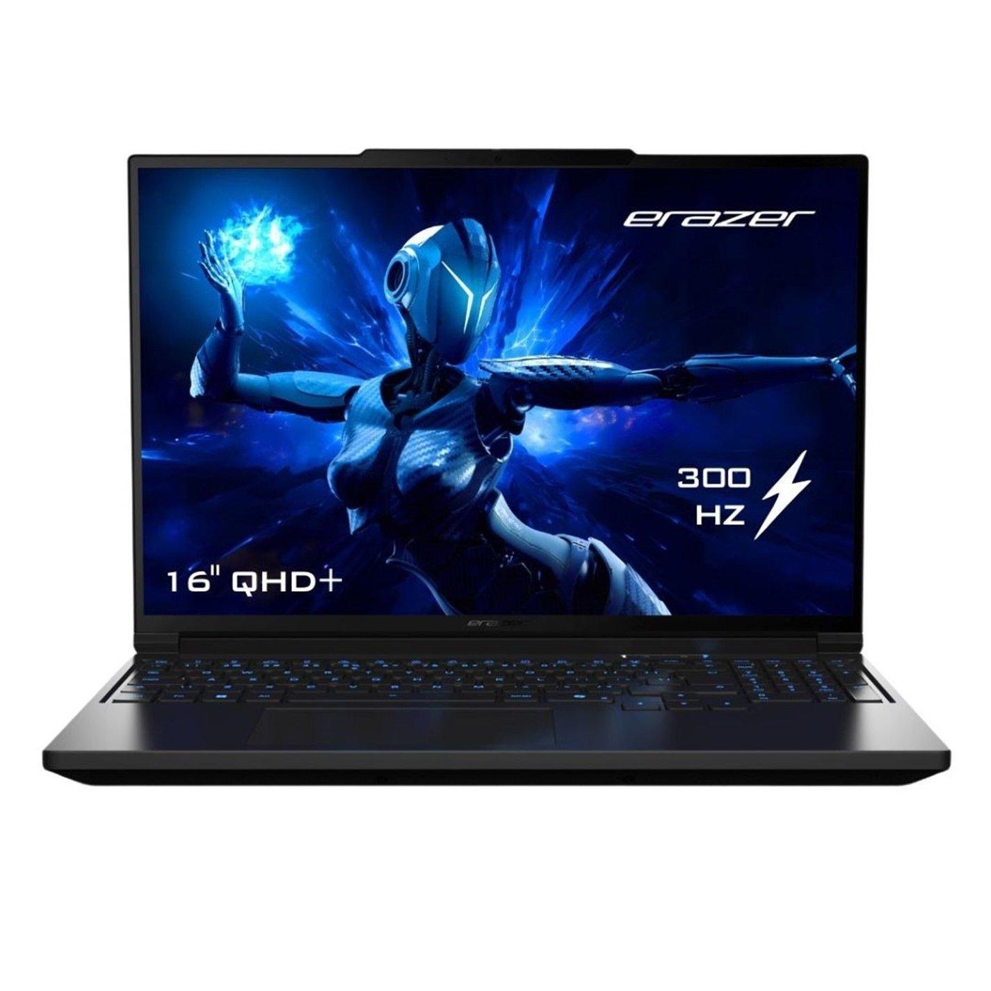 Black - Medion - Erazer Major 16X1 16 Inch Gaming Laptop Intel Core Ultra 7-255H Nvidia RTX 5070TI Windows 11 - 1
